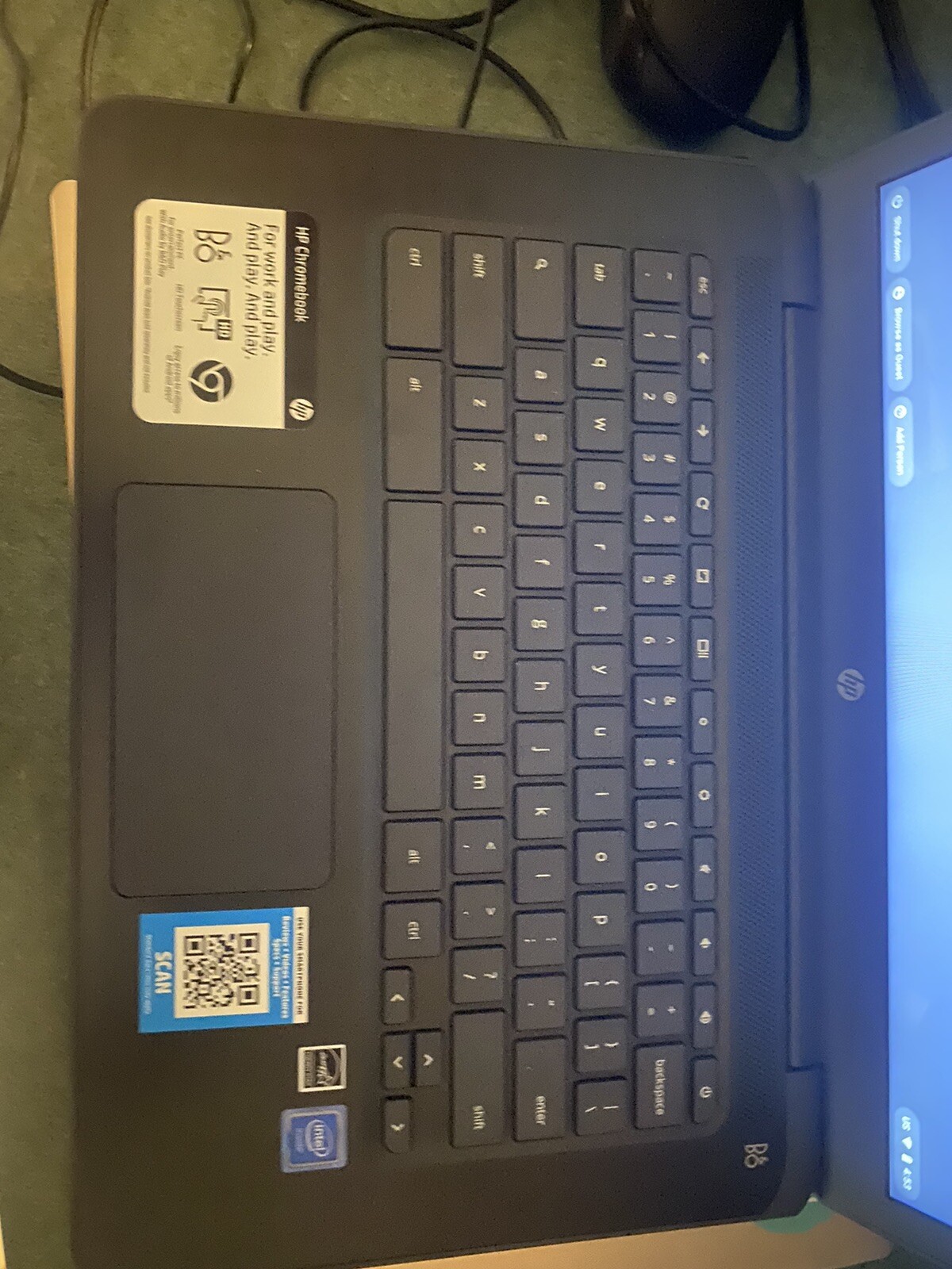 HP Chromebook 14-ca061dx 14 in. 32GB Intel Celeron N3350 2.40GHz, 4GB Laptop –