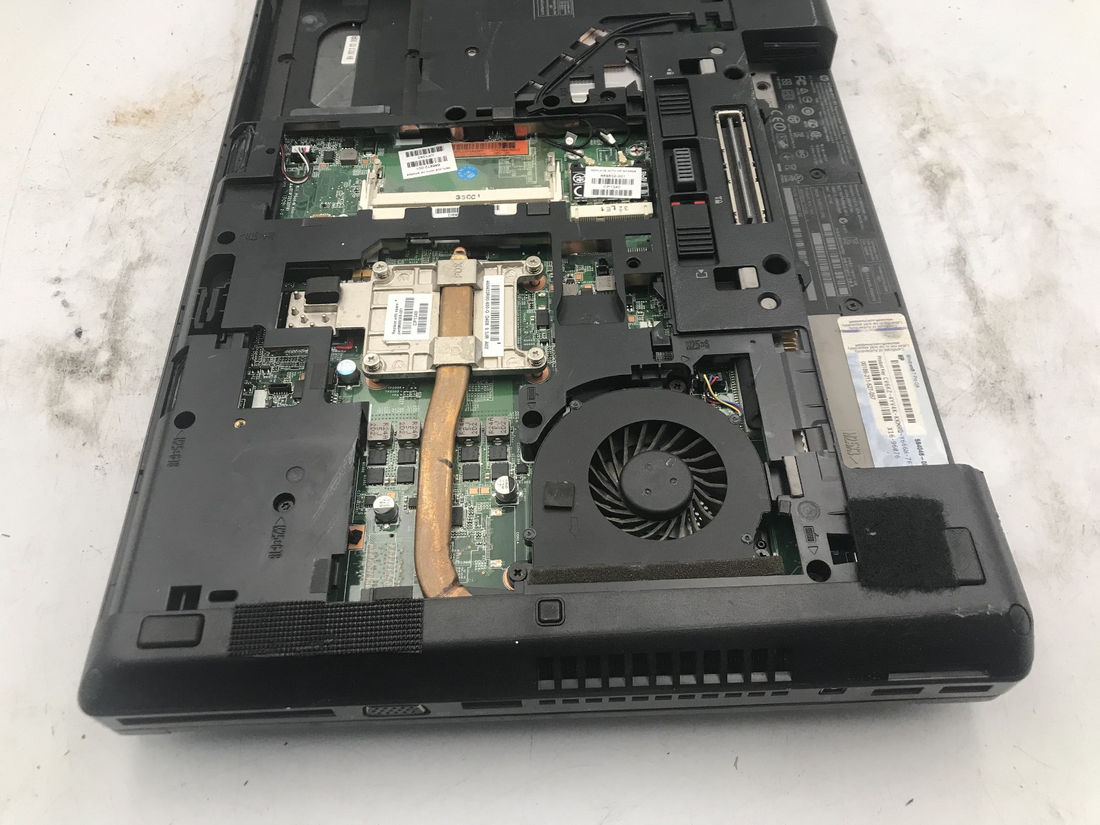 HP PROBOOK 6570B – BOOTS TO BIOS – INTEL I5 3340M – NO RAM – READ – BB