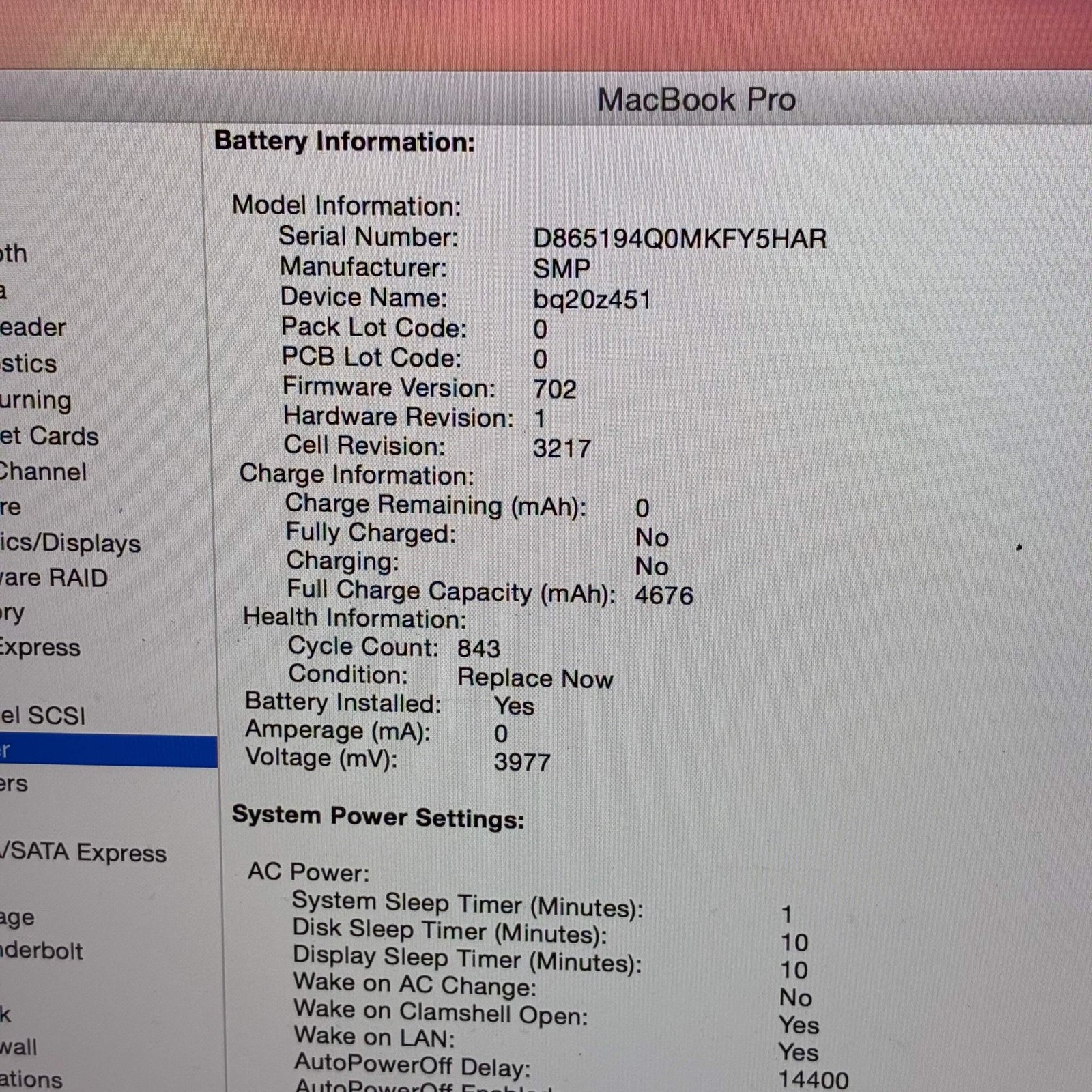 Apple MacBook Pro 13″ 2015 A1502 i5 2.9GHz 8GB 512GB SSD Silver Retina – Needs B