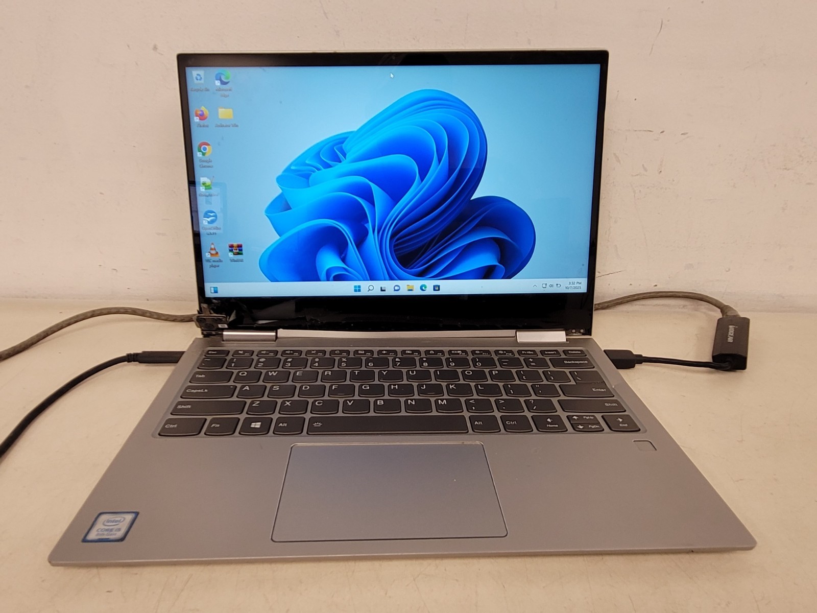 Lenovo yoga 730 14″ touch i5-8250u 1.6ghz 8gb ram no ssd *parts READ MP1DWH8E