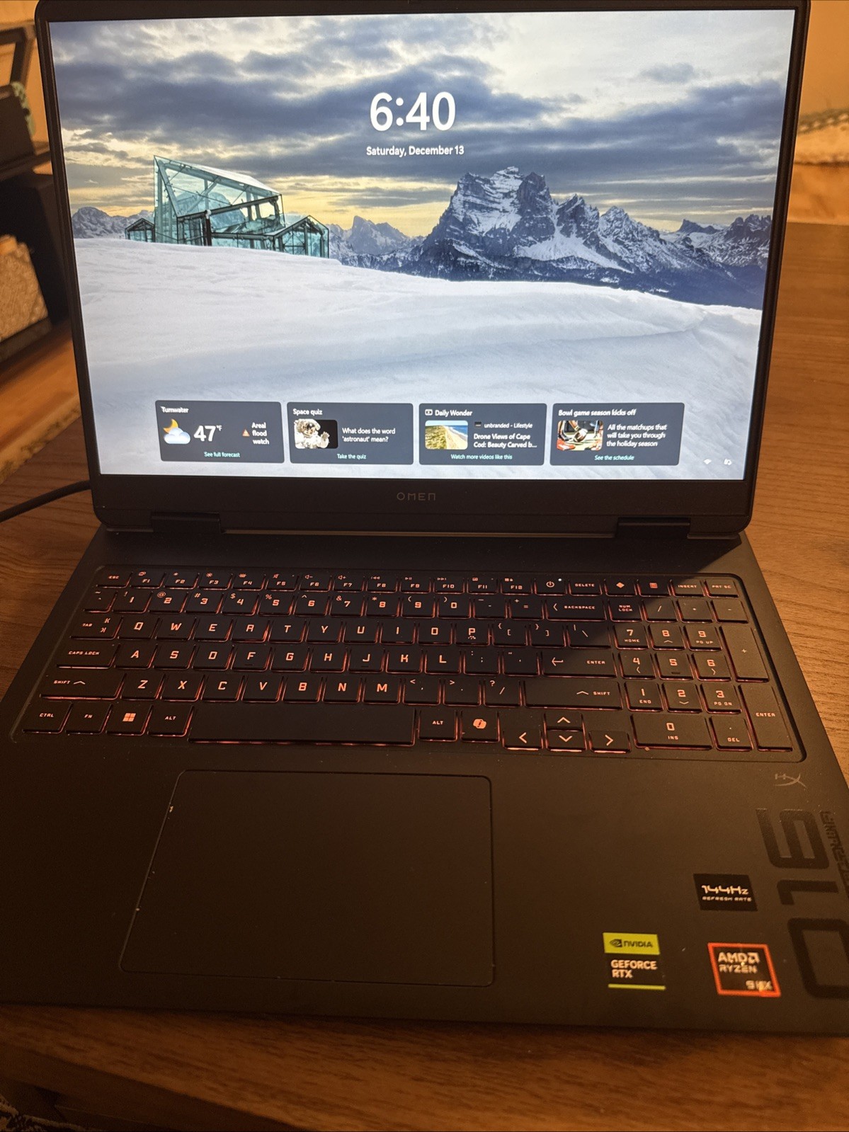HP OMEN – 16″ 2K 144Hz Gaming Laptop – AMD Ryzen 9 8940HX – 32GB DDR5 Memory …