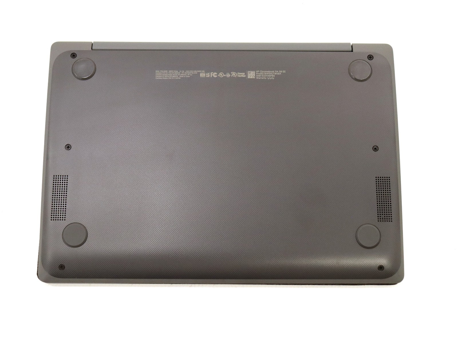 HP Chromebook 11A G8 EE 11.6″ AMD A4-9120C 4GB RAM 32GB eMMC 16W64UT#ABA