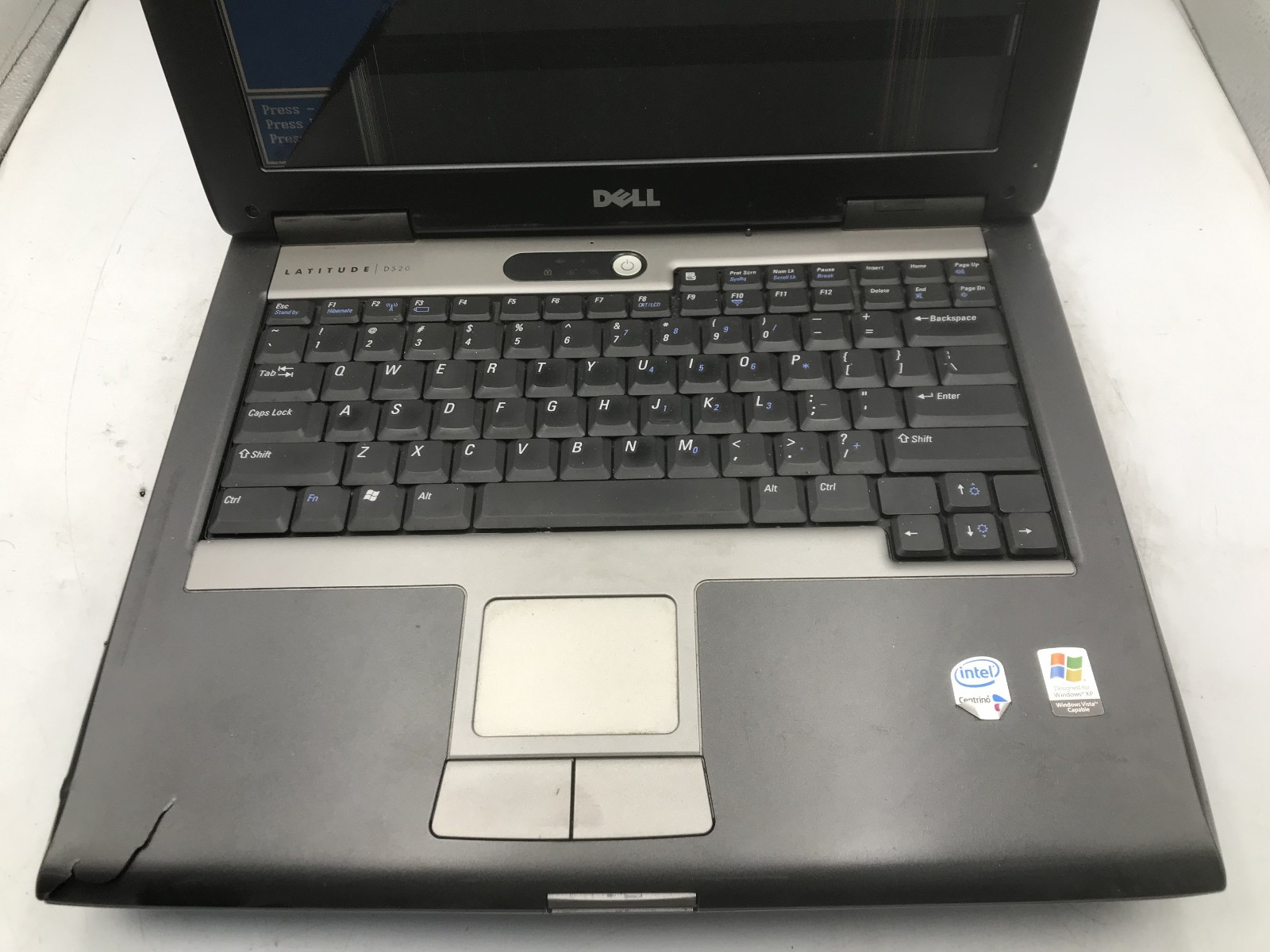 DELL LATITUDE D520 – FOR PARTS/REPAIR – INTEL CORE 2 DUO – NO RAM -READ DESC- BB