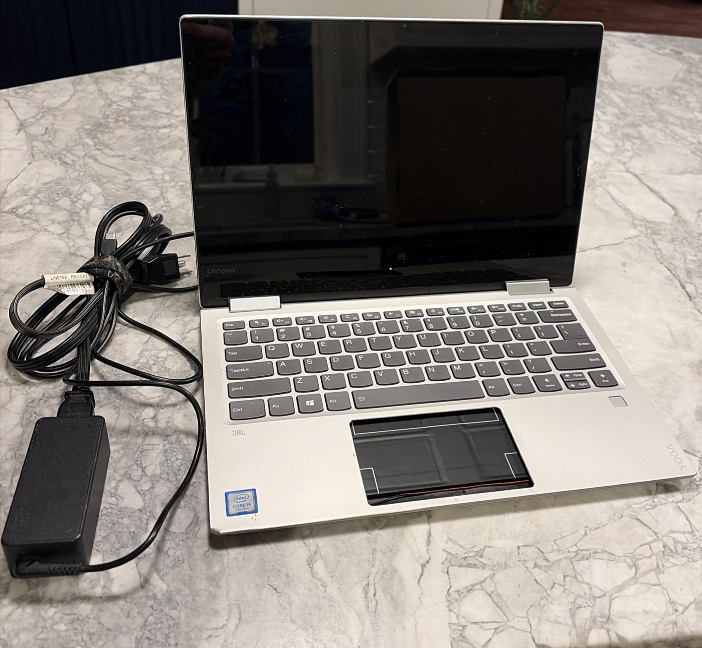 Lenovo Yoga 720-13IKB 13” with Charging Cord. No SSD/HD/OS And No Touch Screen