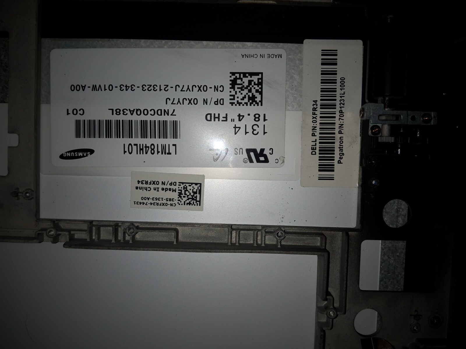 touchscreen for Dell XPS 18, touch display, replacement screen