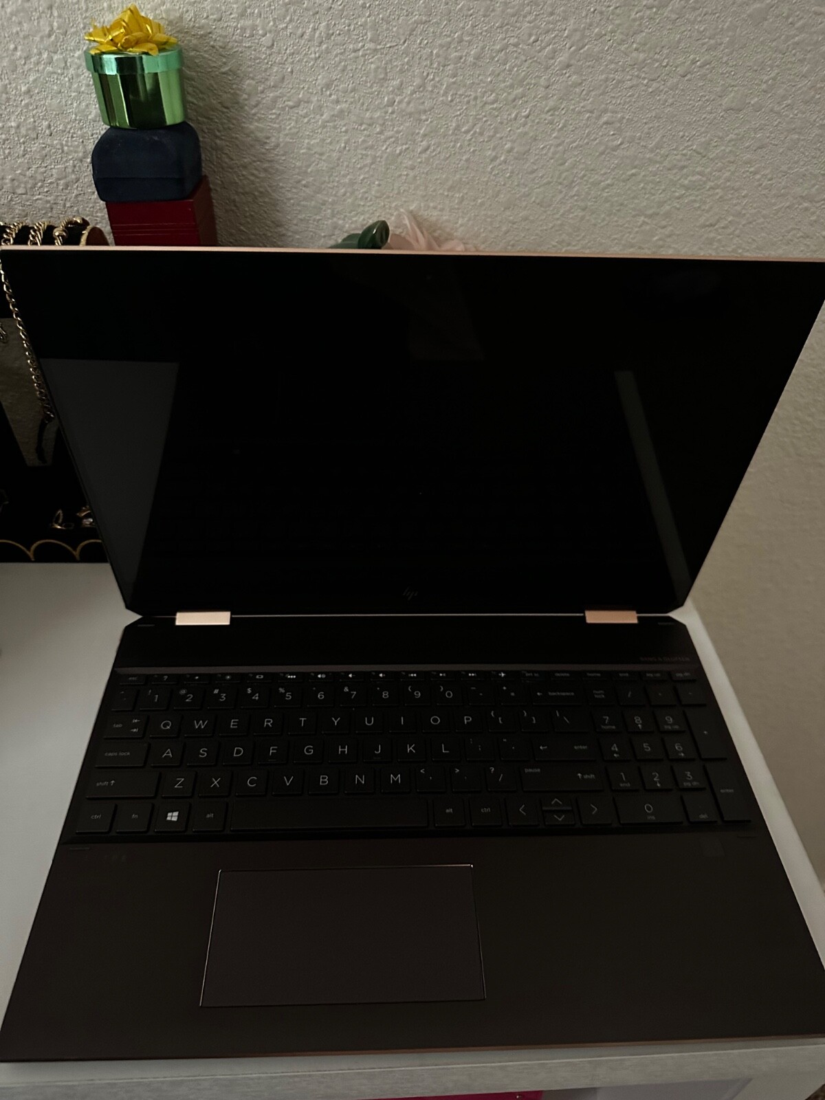 Black and rose gold HP spectre x360 Convertible 15-df0xxx Laptop 64.0 GB