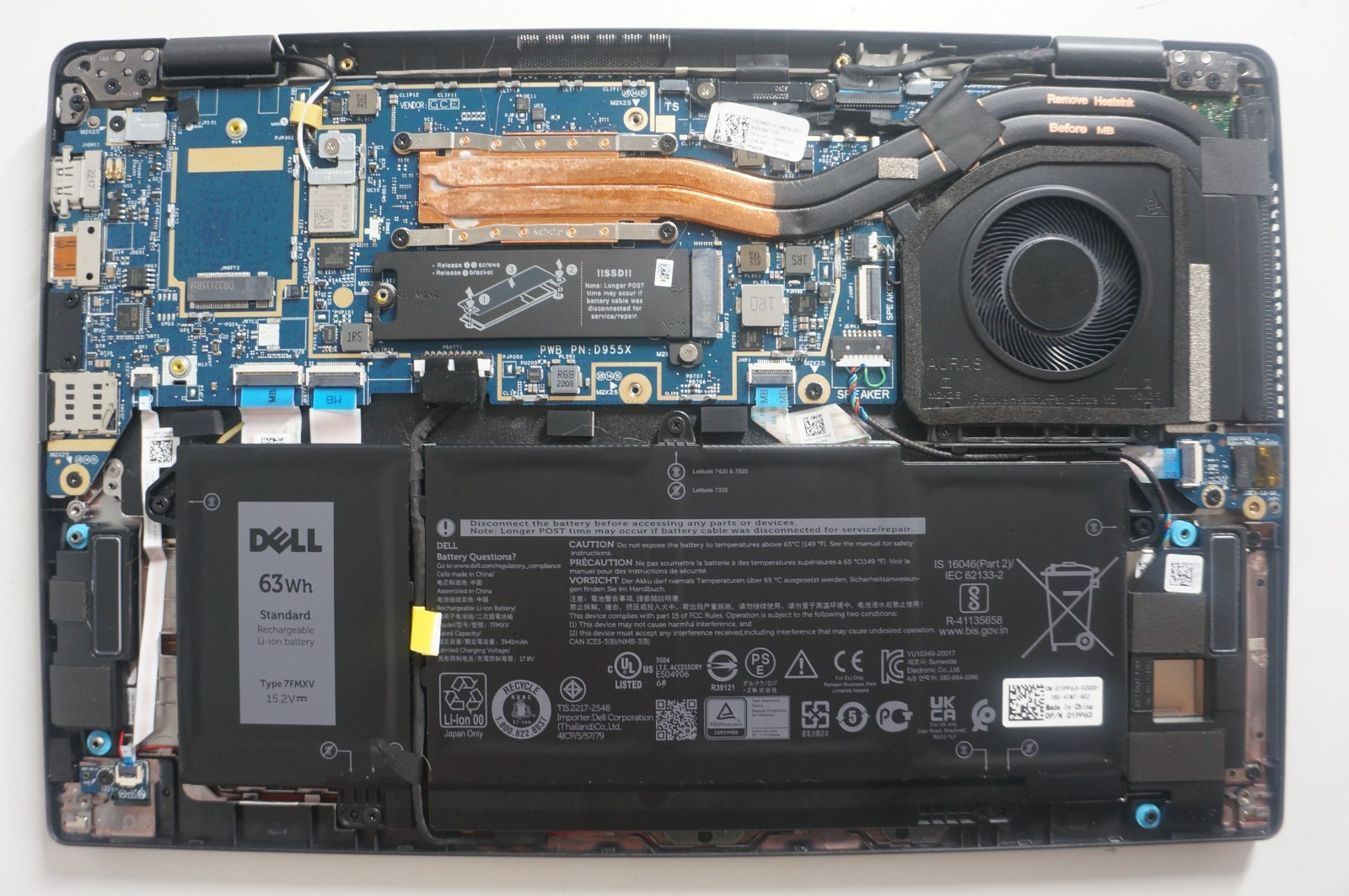 Dell Latitude 7420 Laptop – Intel Core i7-1185G7 @3.00GHz 16GB RAM – No HD/No OS
