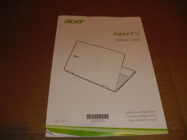 Convertible 11.6″ Acer R3-131T-C3PV Touch Screen Laptop. Model :N15W5