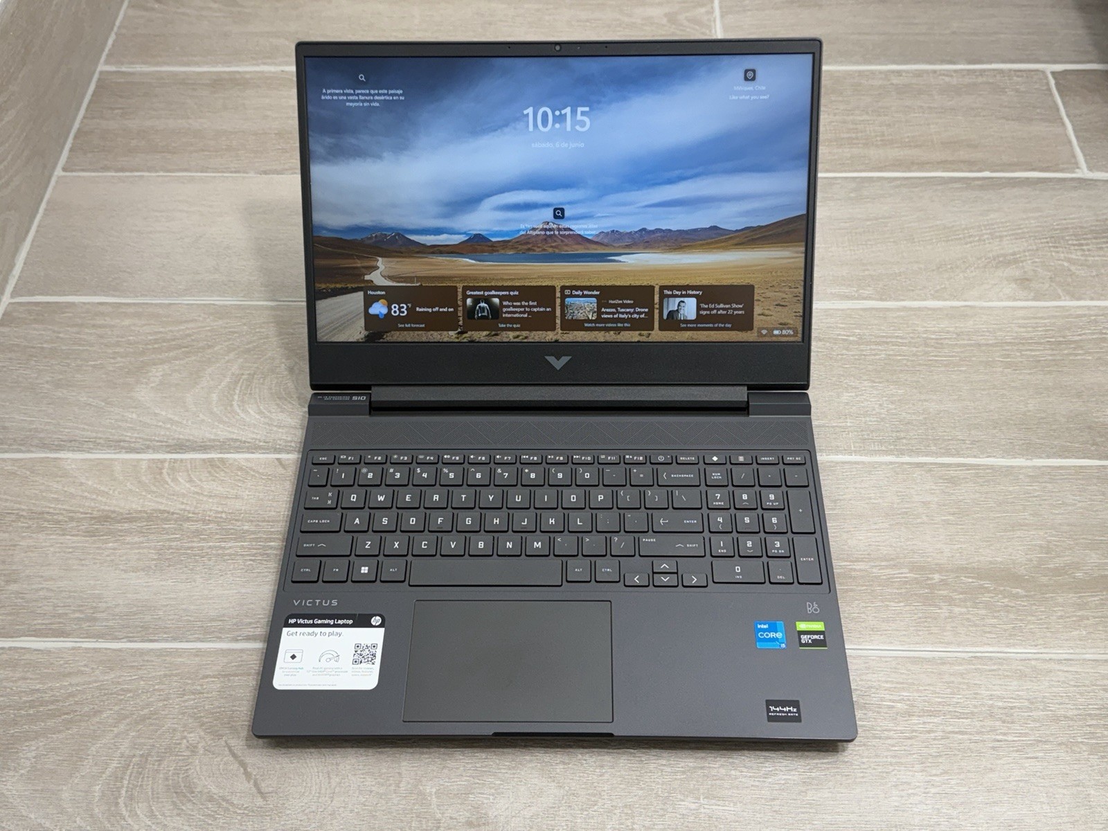 HP Victus 15-FA0031DX 15.6″ Core i5-12450H GeForce GTX 1650 8GB RAM 512GB NVMe