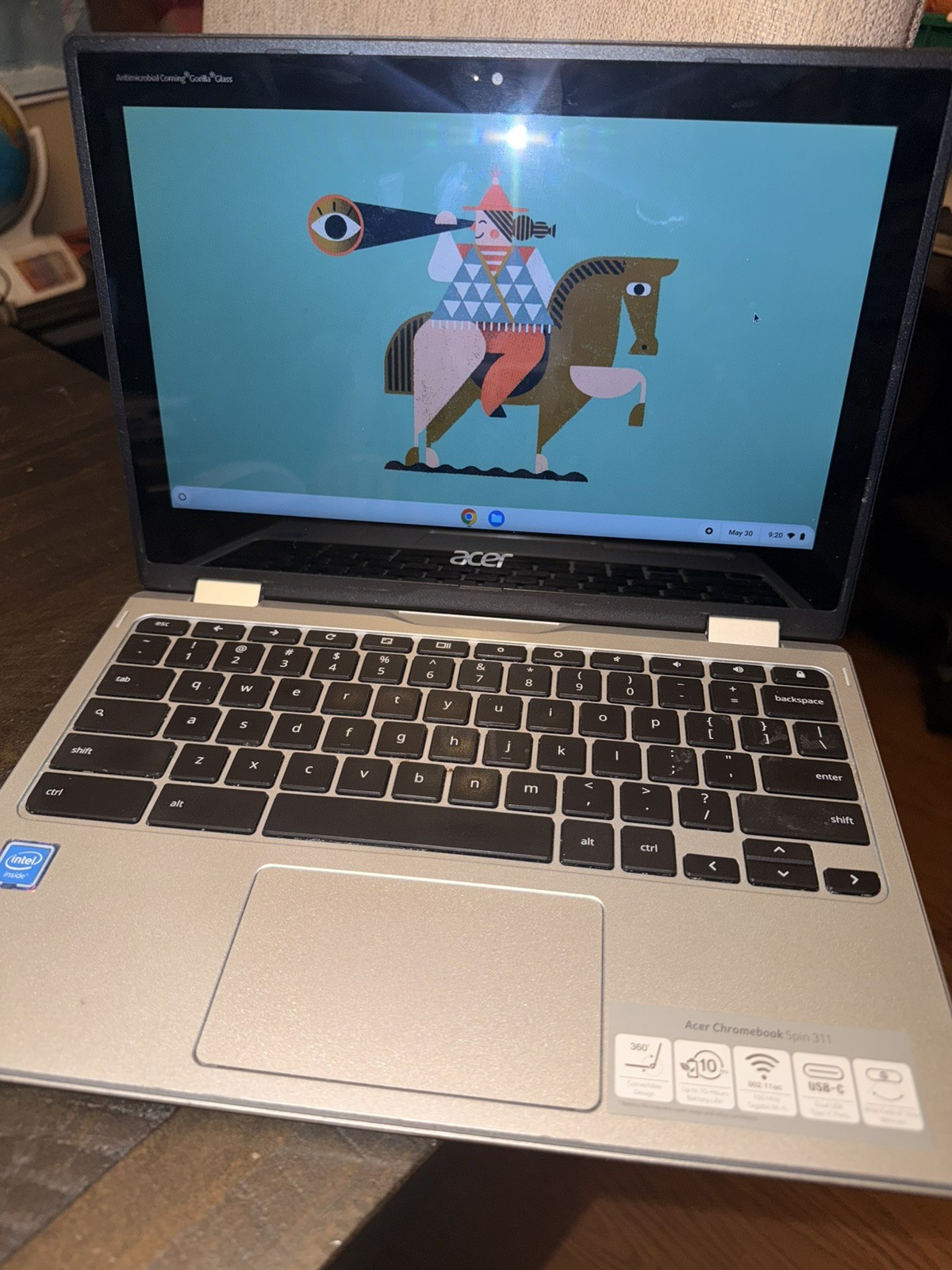 Acer Chromebook Spin 311 32GB Convertible Touchscreen Laptop N17Q8 CP311-2H 11.6