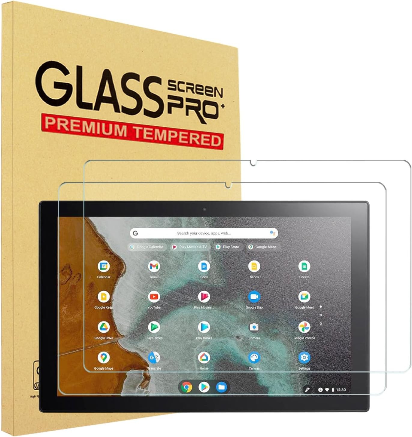 2 Pack Tempered Glass Screen Protector For ASUS Chromebook Detachable CM3 10.5″