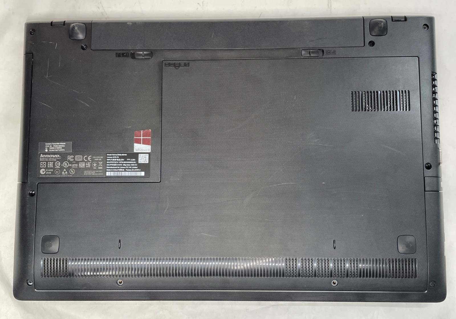 Lenovo G50-70 | i5-4210U | NO RAM | NO HDD | NO POWER | FOR PARTS | READ