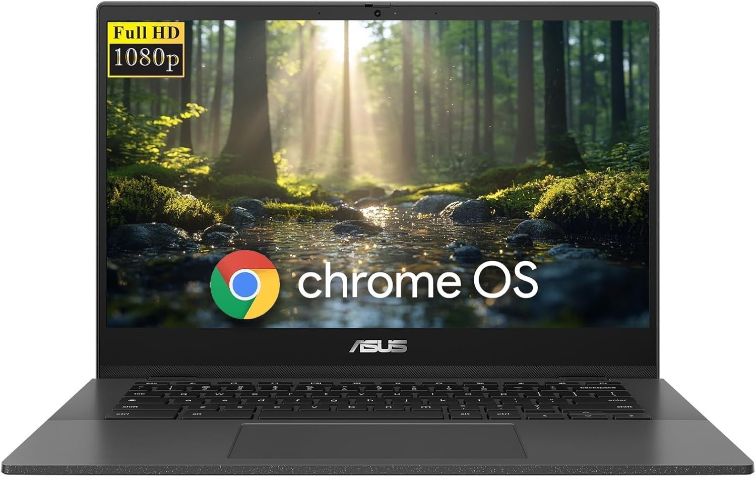 ASUS Chromebook , 14″ Full HD Laptop, MediaTek Kompanio 520, 4GB RAM, 64GB eMMC