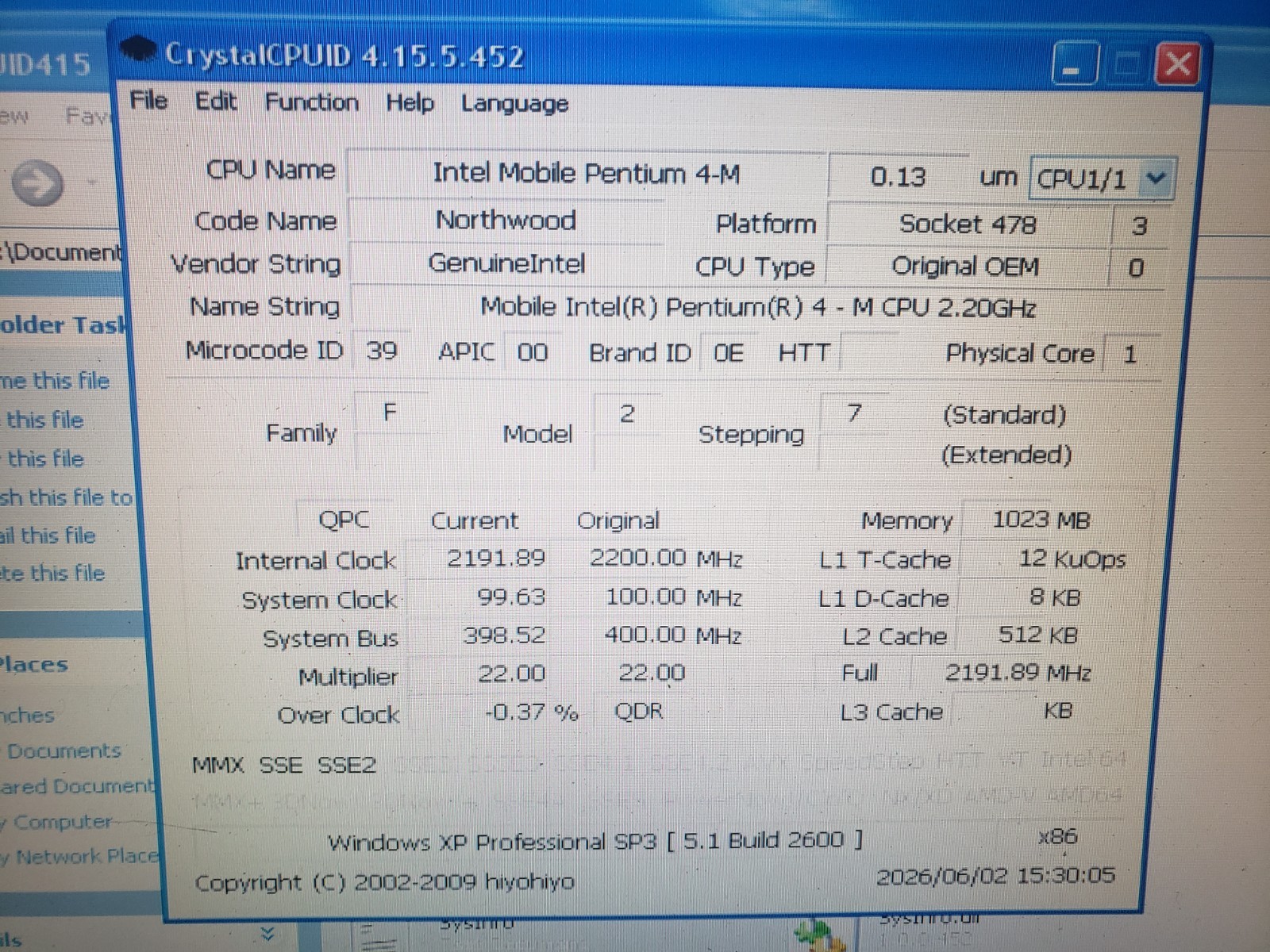 Rare Gateway M500B1 Intel Pentium 4m 2.20GHz 1GB 40gb WinXP SP3 Vintage Media PC