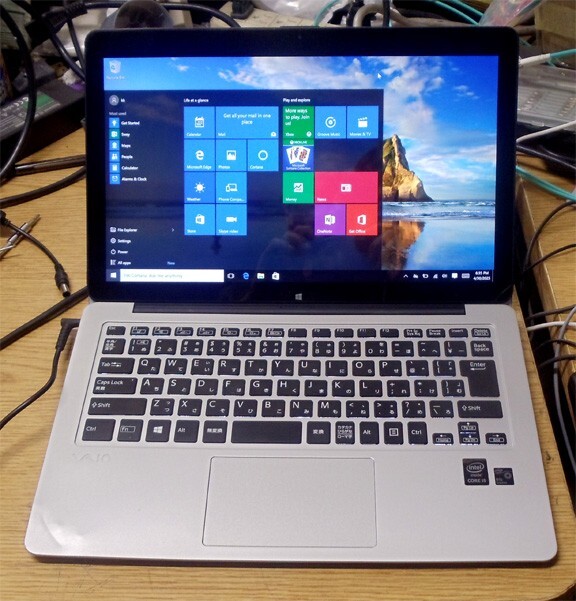 Sony Vaioflip VJZ13A i5 2.7G 16Gb ram 256Gb ssd, touch sceeen 2560×1440 QHD,