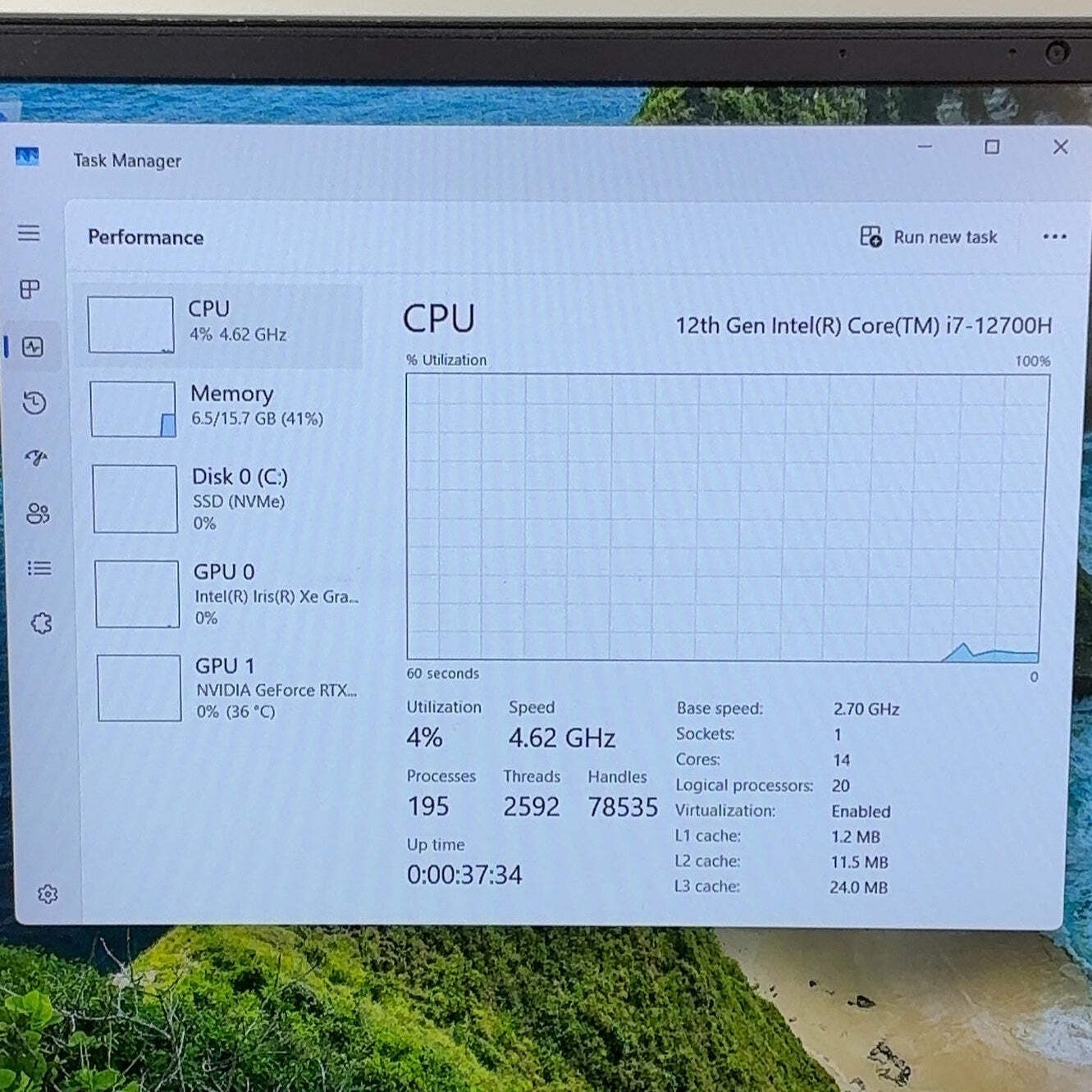 Acer Predator Helios 300 15.6″ i7-12700H 2.7GHz 16GB RAM 512GB GeForce RTX 3060