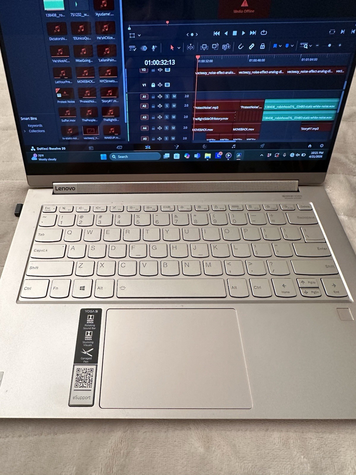 2021 Laptop Lenovo Yoga 9 14ITL5 (2-in-1 Touchscreen and Flippable) i7