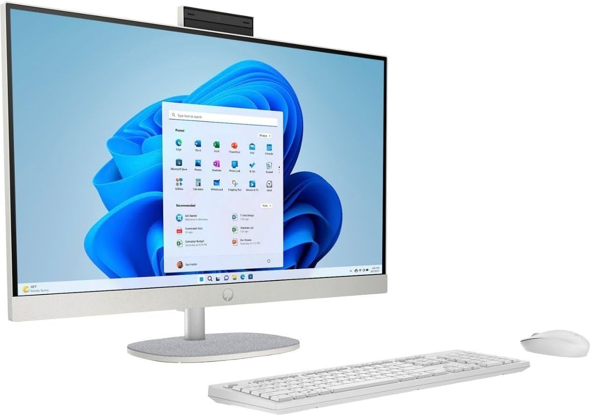 HP All-in-One 27″ Desktop Touchscreen Computer, Ultra 7-155U, 32GB RAM 1TB SSD