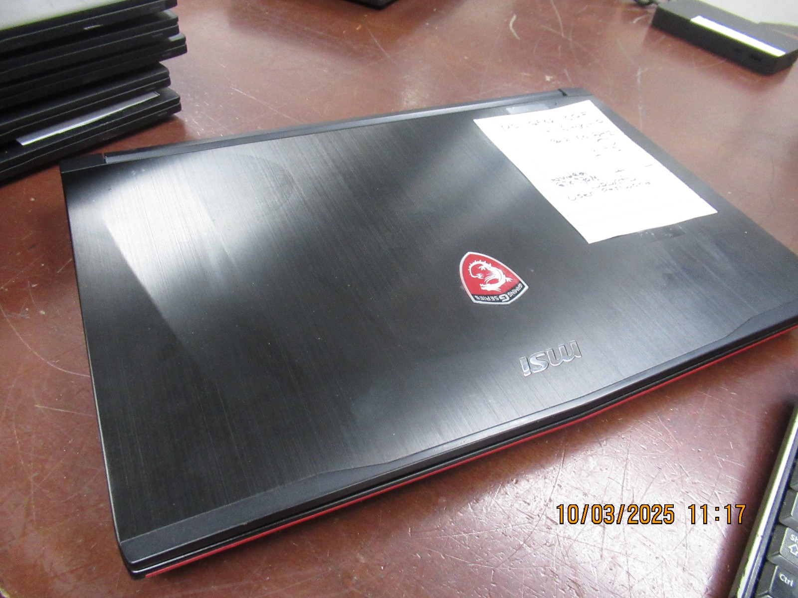 MSI GE62 6QF i7 6700HQ 2.60GHz 32GB 1TB HDD NVIDIA GTX 970M Ubuntu Laptop[No AC]