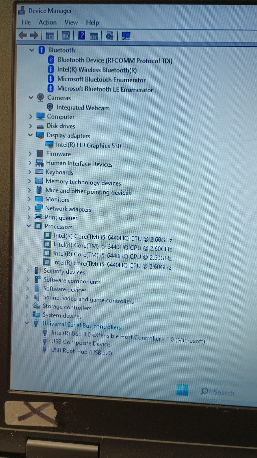 3052 Latitude5580 w/charger.i5-6440HQ(4 cores).8GB.128GB M.2.15.6″.W11