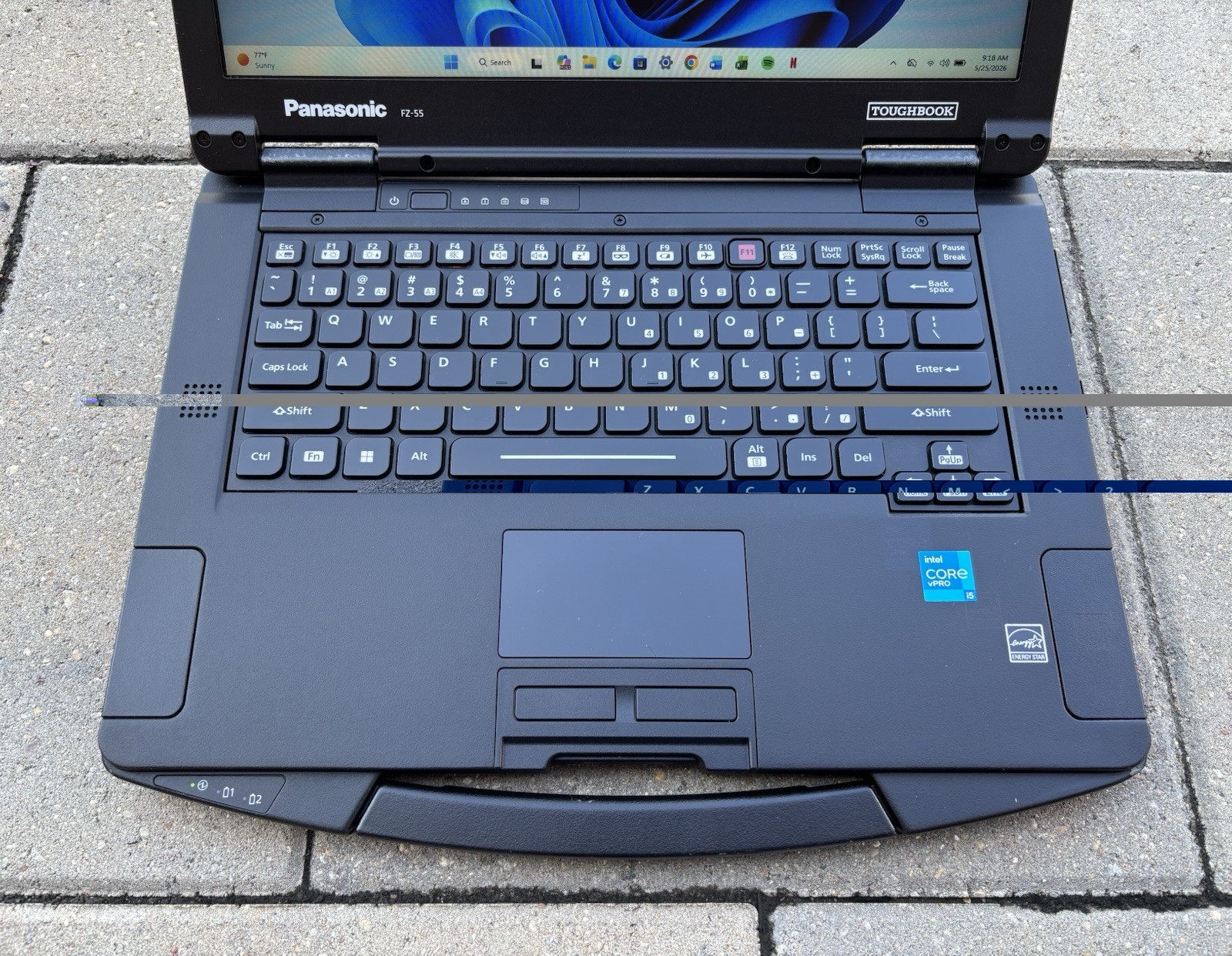 PANASONIC FZ-55 Toughbook Laptop i5-1145G7 16GB 512GB 2.60GHz Win 11p 420 Hours