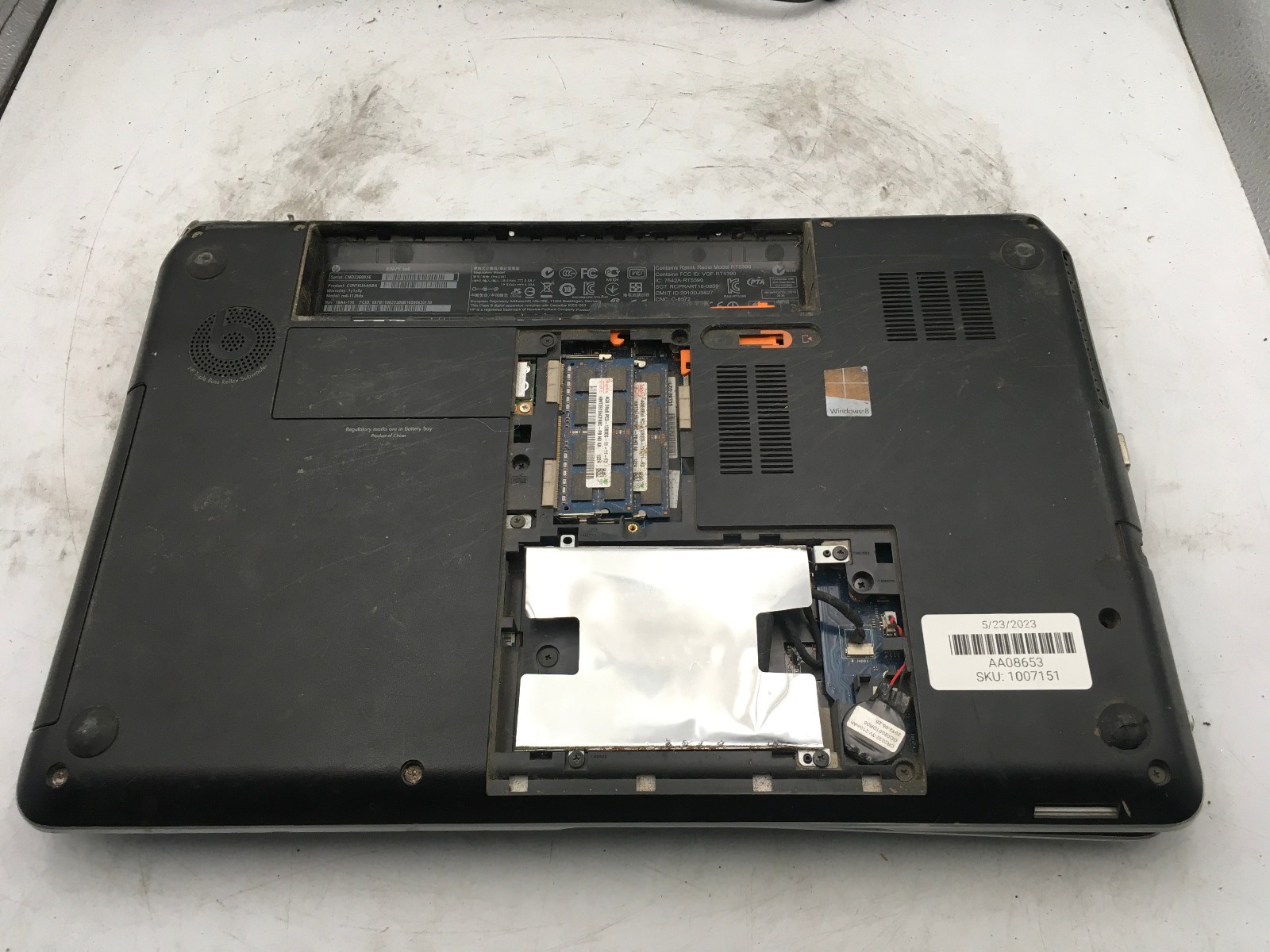 HP ENVY M6 1125DX – FOR PARTS/NO POWER – INTEL i5-3230M – 8GB RAM – READ DESC-BB