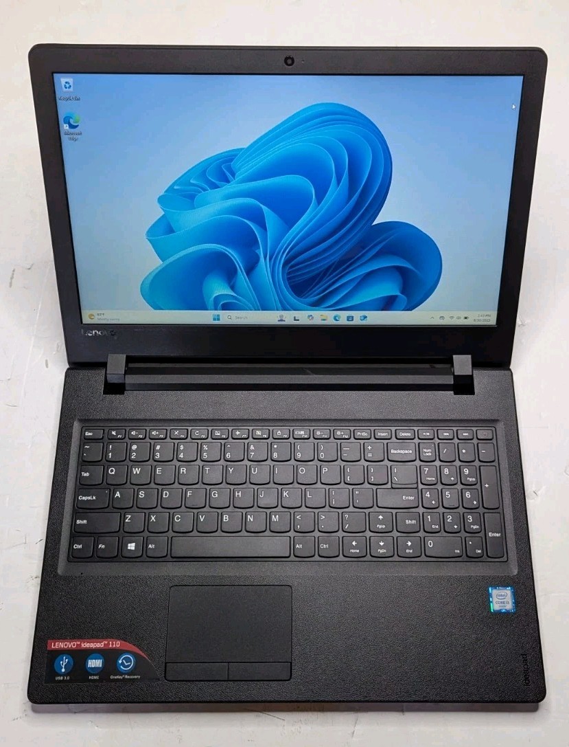 Lenovo IdeaPad 15.6″ (110-15ISK) Core i3-6100U 2.30GHz 8GB RAM 256GB SSD Win 11