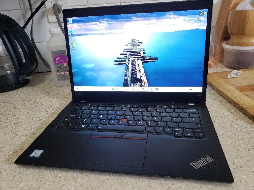 13.3″ LENOVO THINKPAD X390 CORE i5-8365U 512GB SSD 8GB RAM WIN 11 PRO LAPTOP