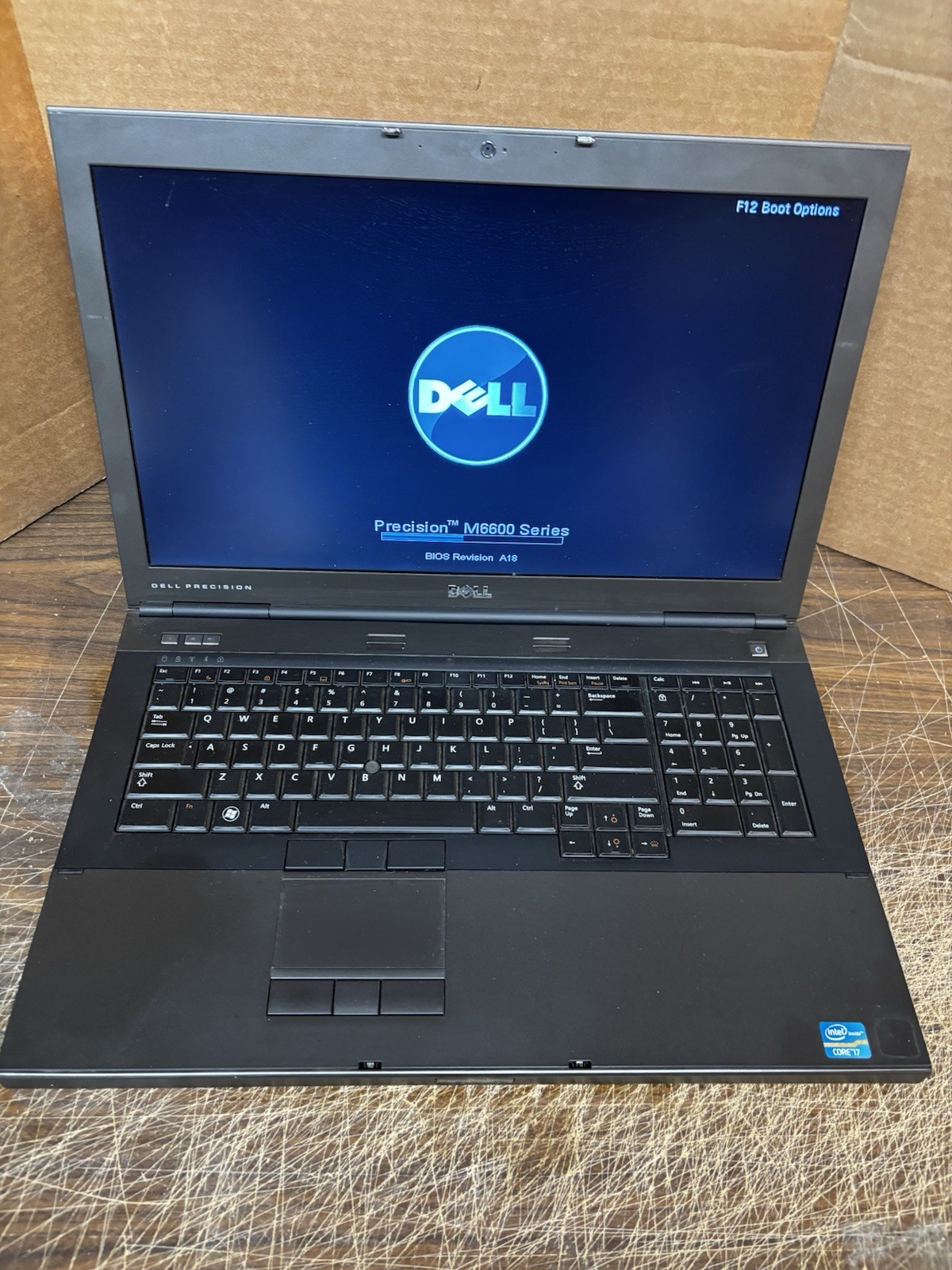 DELL PRECISION M660 320GB SSD 16GB RAM I7 2.20 GHZ 64 BIT 4 CORE WIN 10 PRO S11