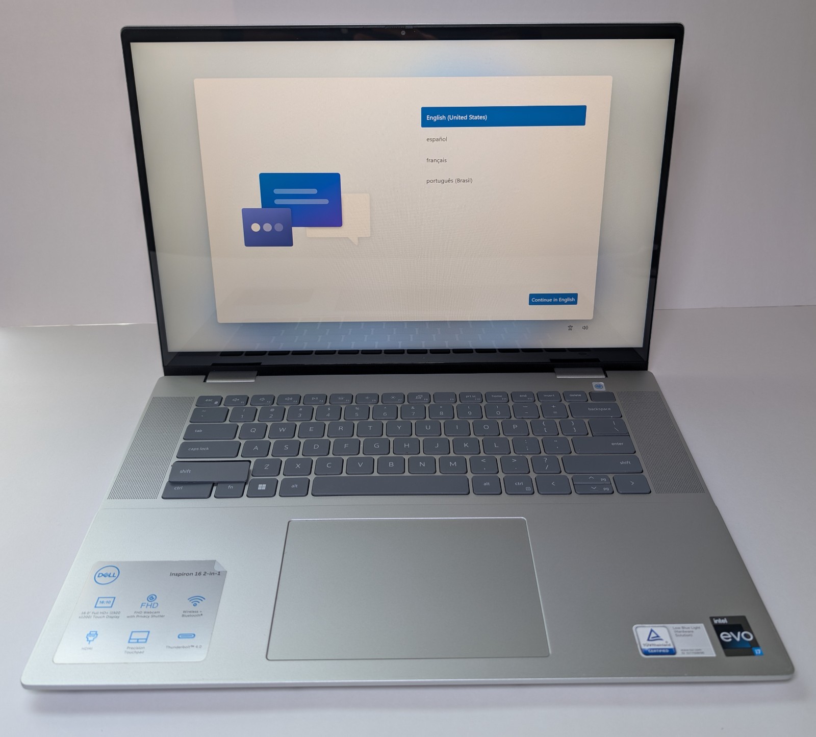 Dell Inspiron 16 2‑in‑1 i7‑1360P 16GB 1TB SSD 16″ Touch Iris Xe Windows 11.~ZW3~