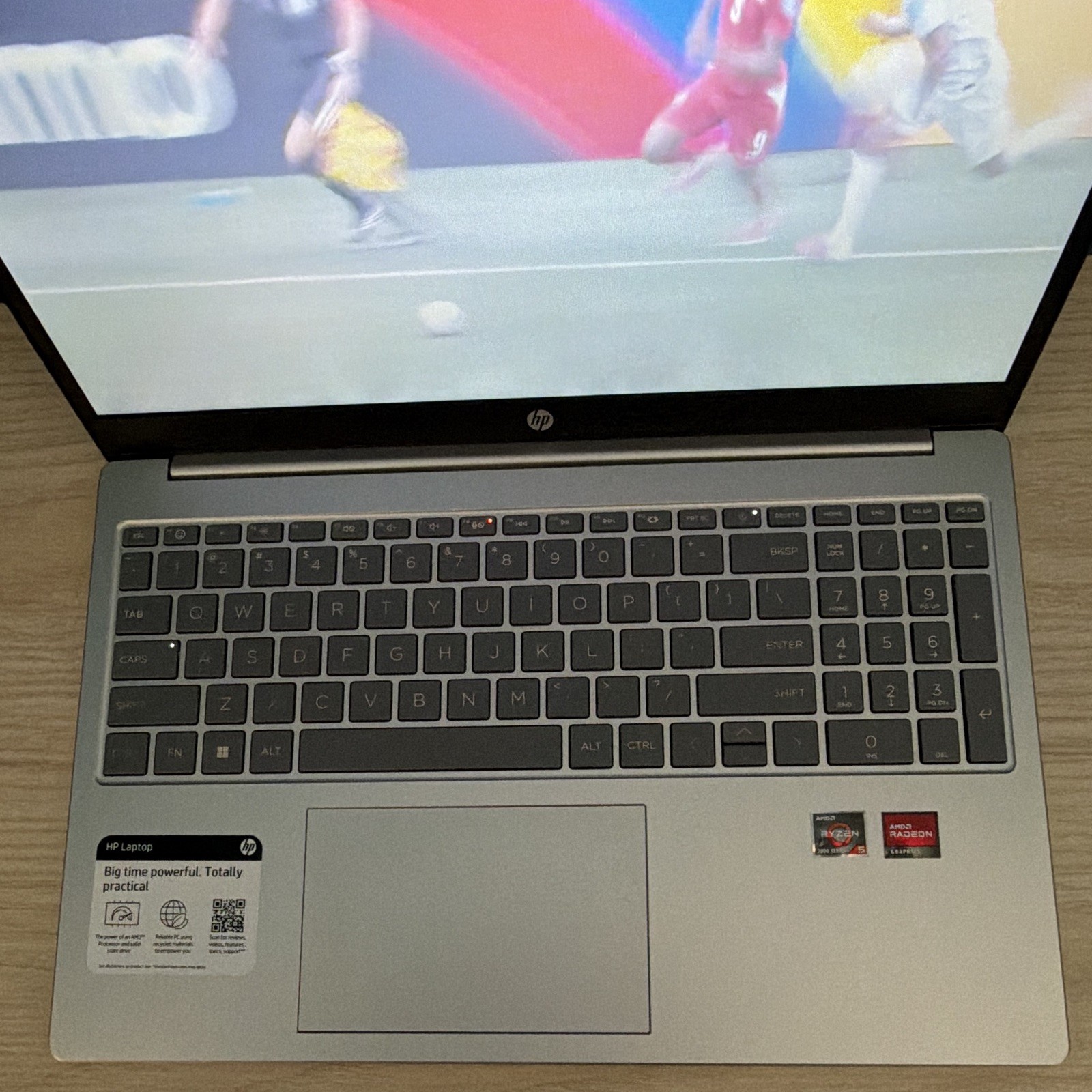 HP 15.6″ Touch-Screen Laptop, AMD Ryzen 5, 8GB Memory, 512GB SDD, Natural Silver