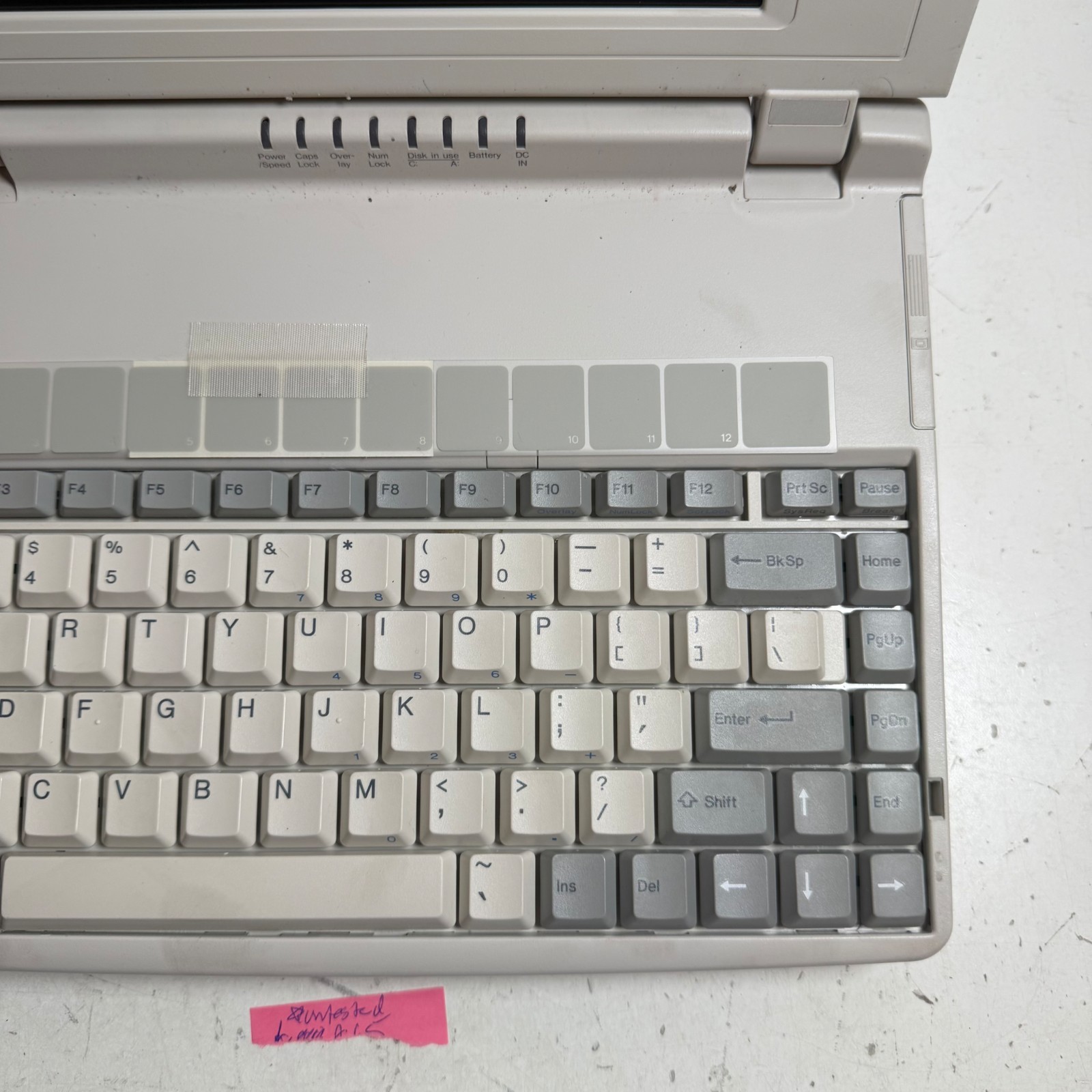 Vintage Toshiba Satellite T1910CS Gray 9.5″ LCD Portable Laptop – Untested
