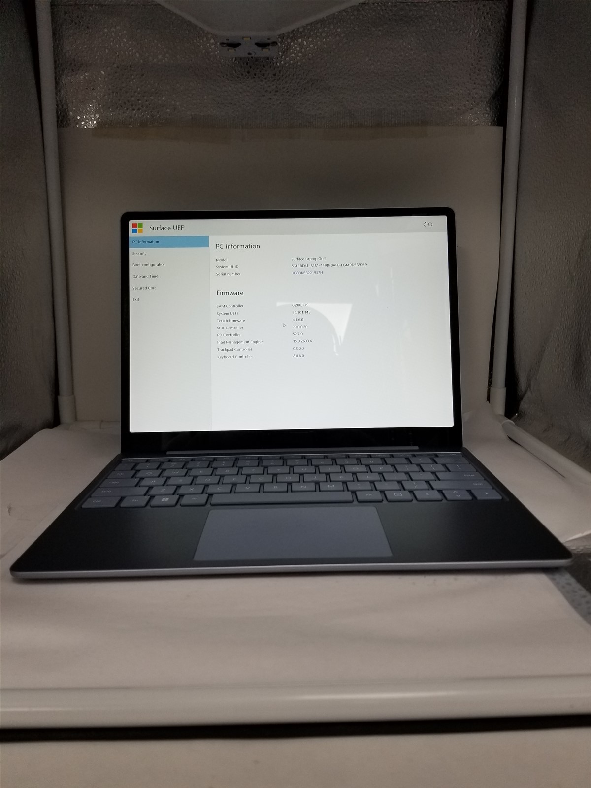 Microsoft Surface Laptop Go 2 Core i5 12.4″ 8GB/128GB Blue Fully Working VG5900