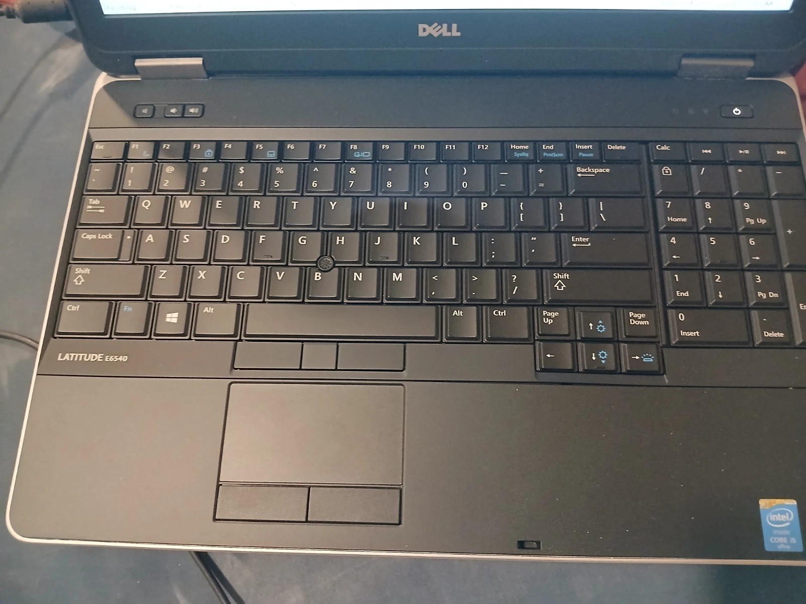 Dell 6540 Laptop 8gb Ram 15″ w/dvd, Pwr Sup.No Cam/hd/Os/Bat-Works Fantasticallÿ