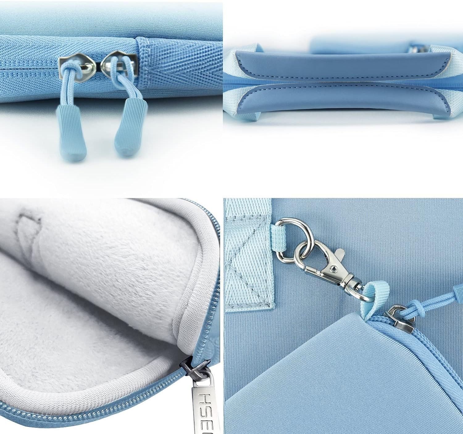 Neoprene Laptop Sleeve 13.3-14 inch Case with Small Pouch for MacBook Pro/Neo 14