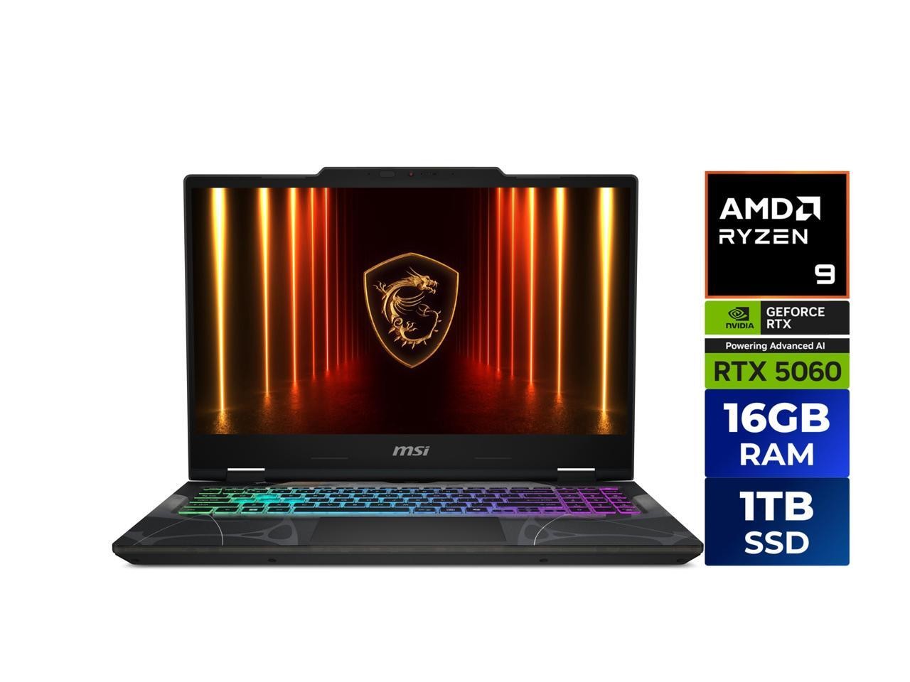 MSI CyborgA15AIB2HWFKG006US 15.6″ Gaming Notebook 144Hz