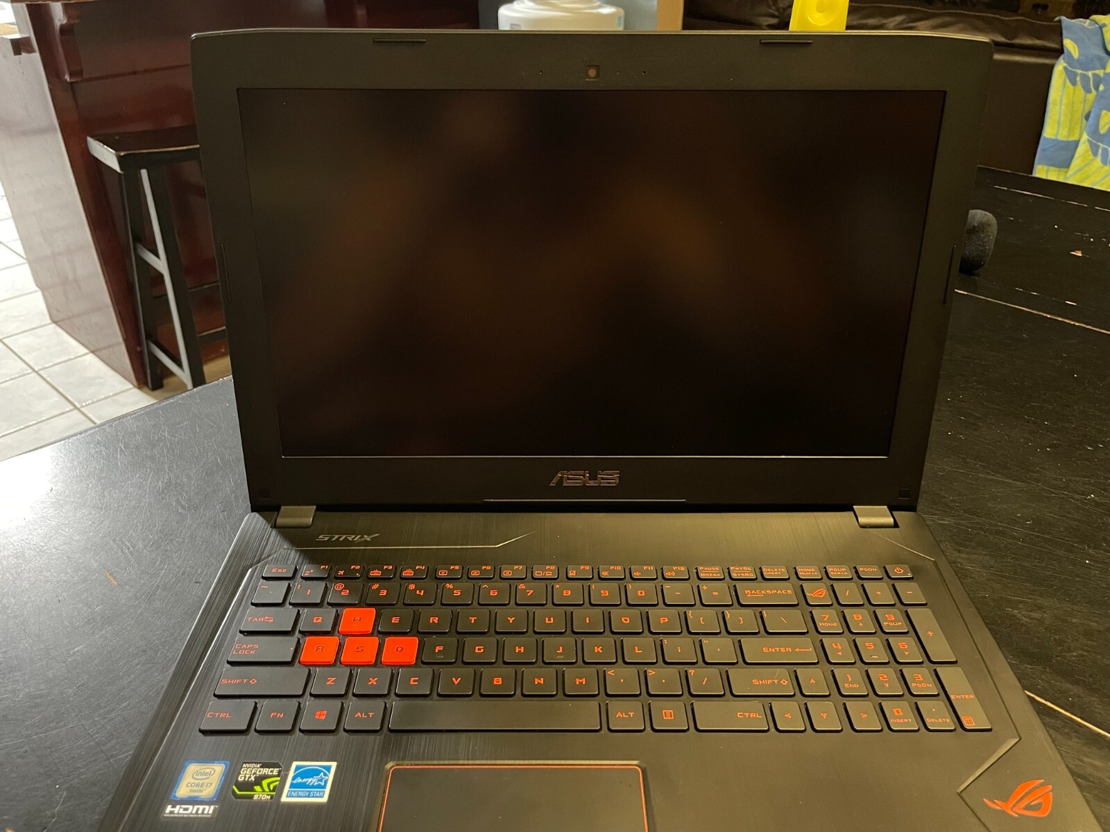 Asus GL502V i7 6th Gen 2.6GHz. 12GB Ram, 1Tb SSD, NVIDIA 970M, Windows 10
