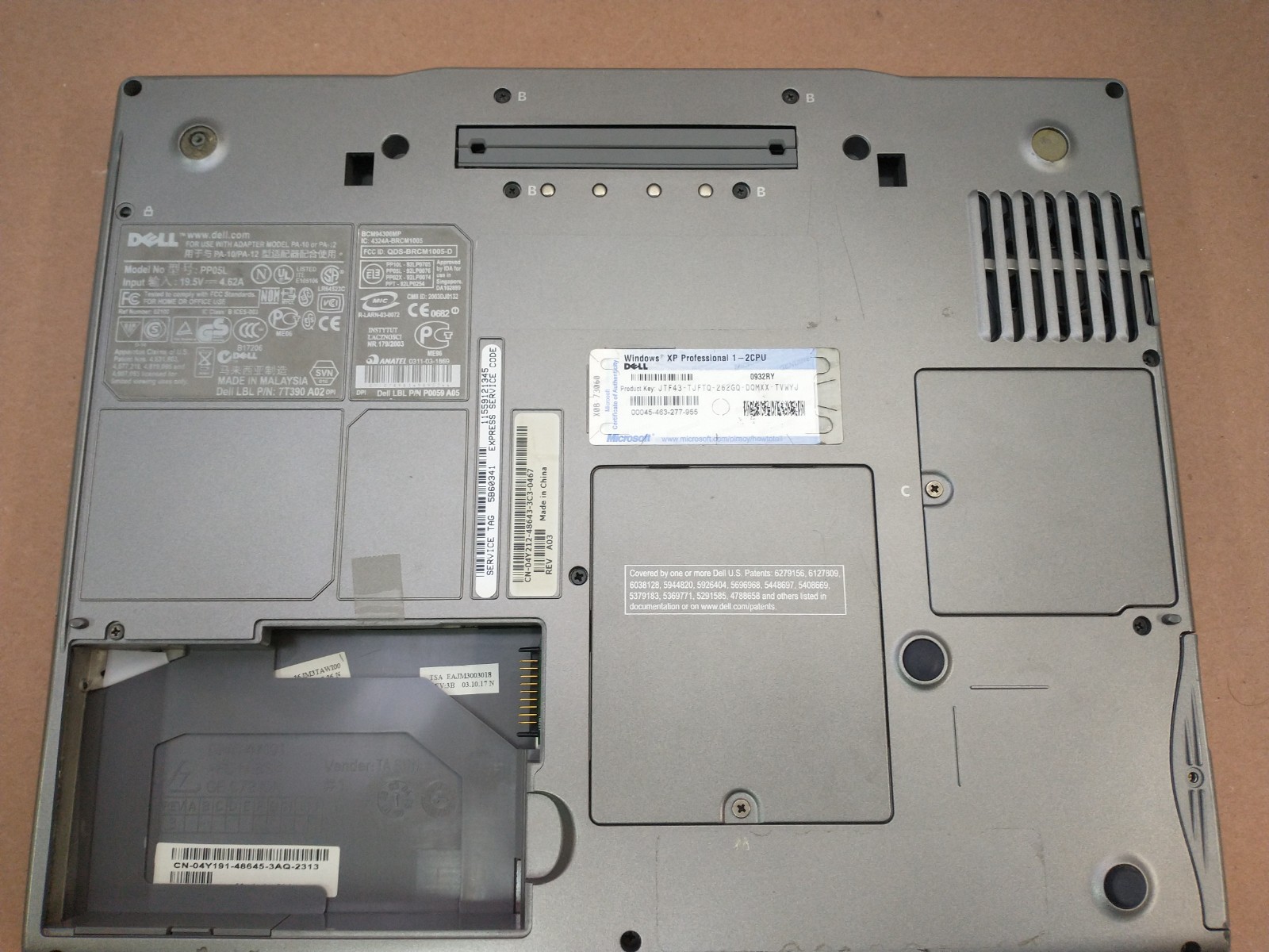 Dell 14″ XGA D500 Linux Pre-Installed AntiX / Parallel+Serial+Ethernet+WIFI+USB