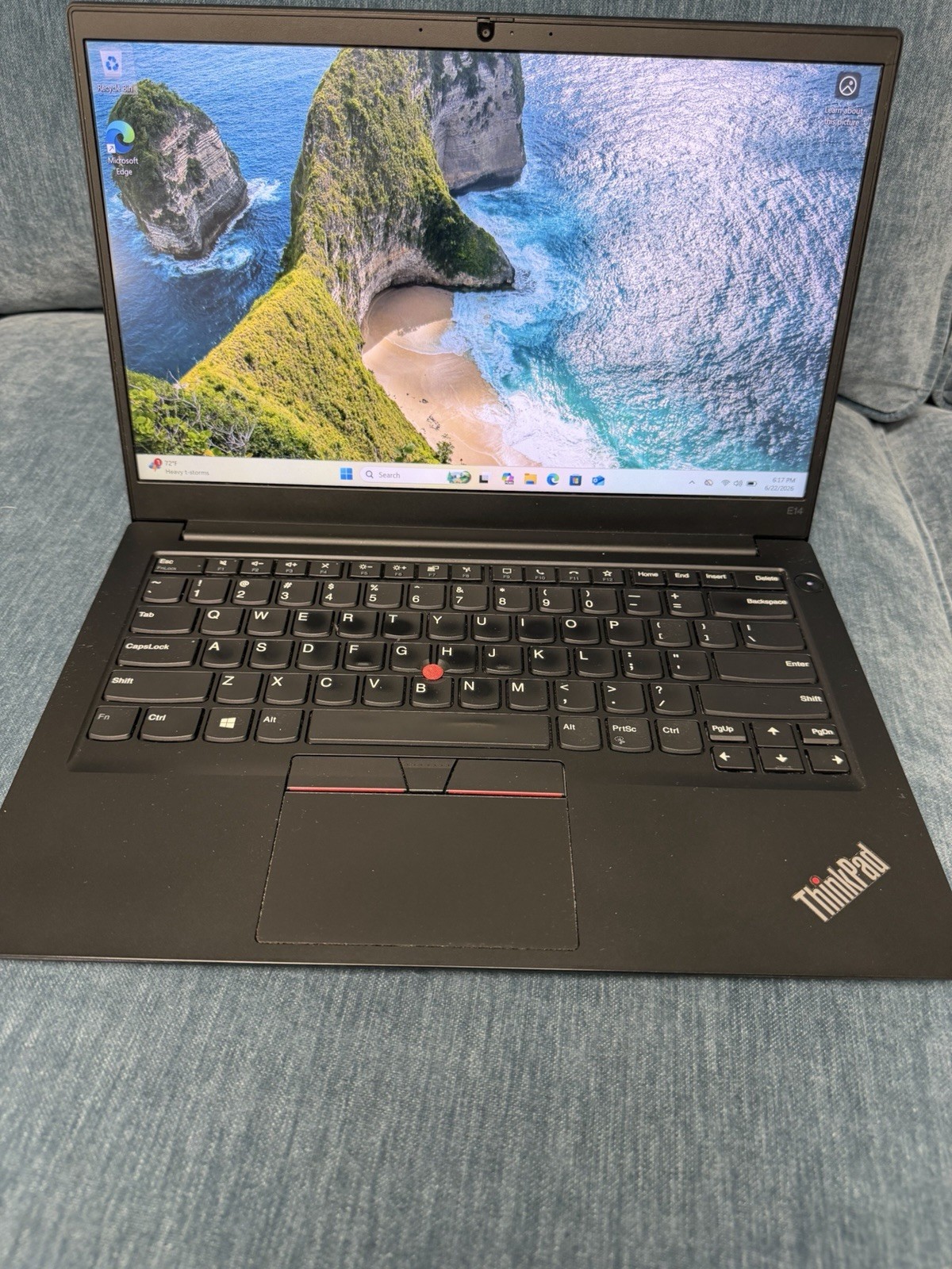 Lenovo ThinkPad E14 Gen 2 AMD Ryzen 7 4700U 8GB RAM 256GB SSD Win11P
