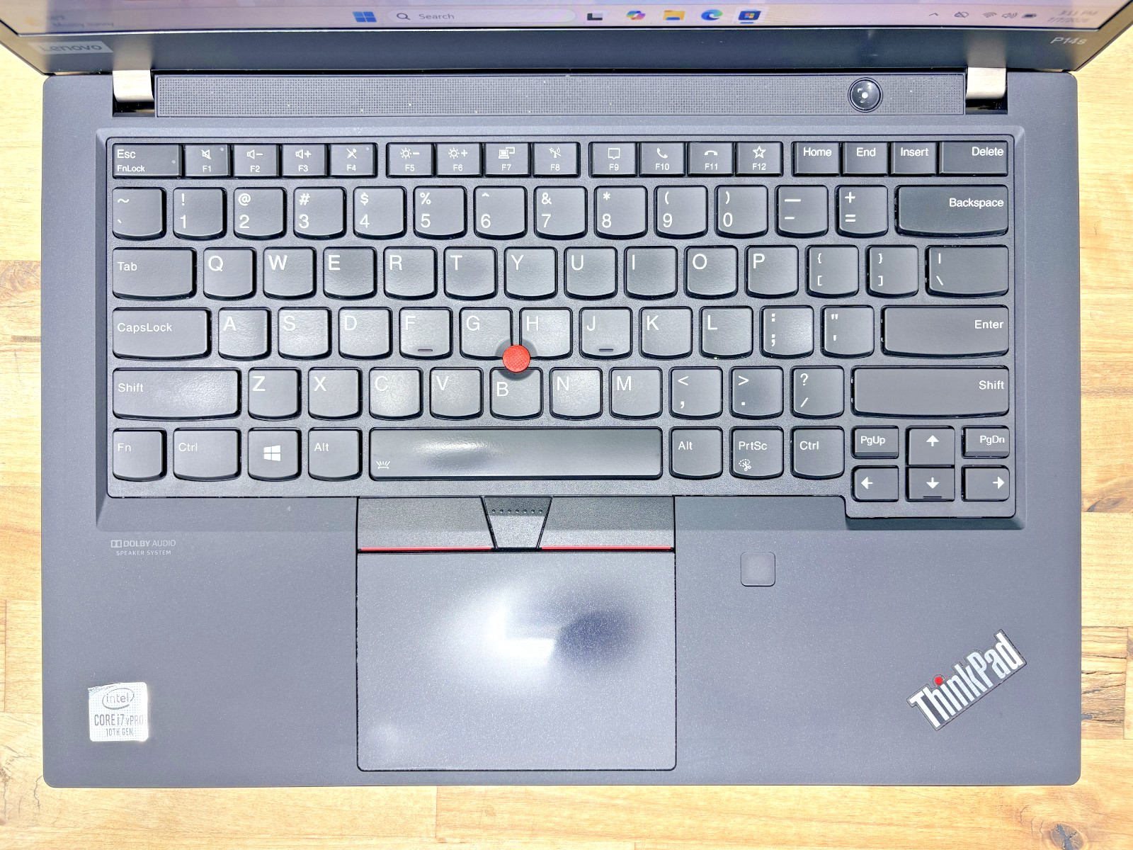Lenovo ThinkPad P14s G. 1 Intel i7-10th Gen 1.80GHz 16GB RAM 256GB SSD W 11 Pro*