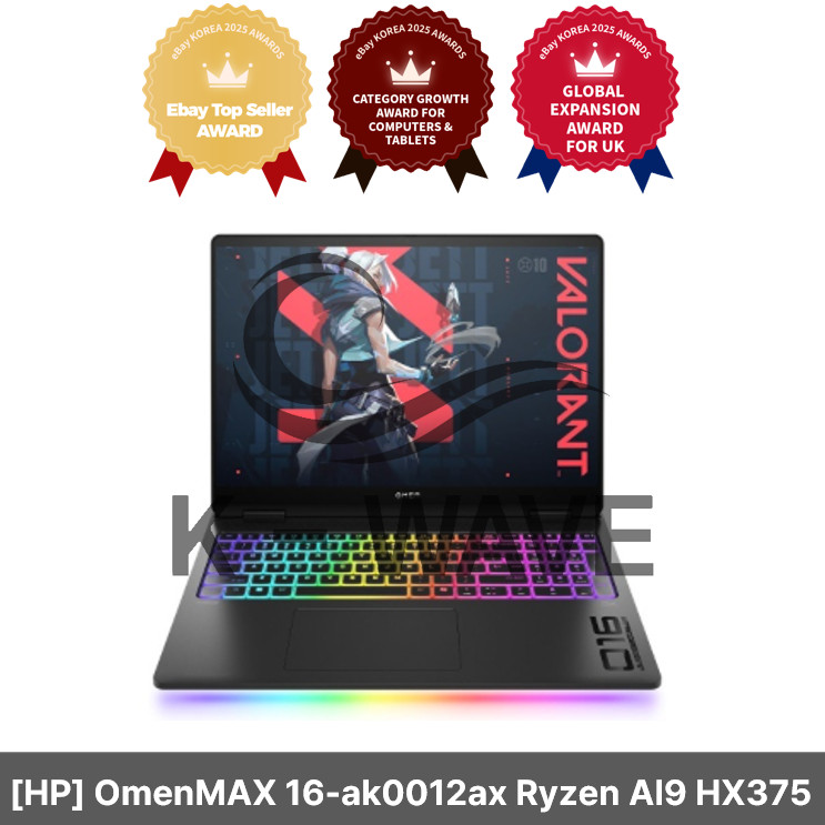 [HP] Omen MAX 16-ak0012ax Ryzen AI 9 HX375 (32GB/1TB/RTX5080/Win11Home)[2TB SSD]