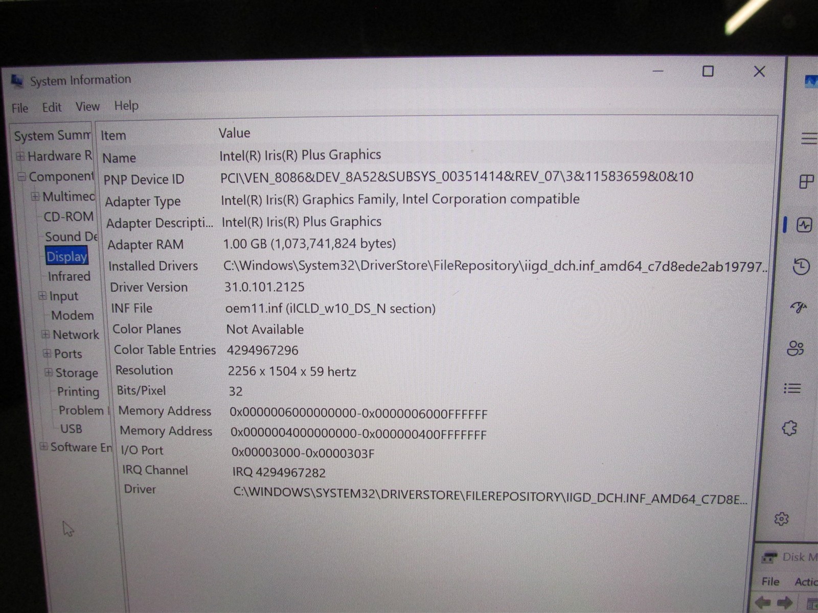 Microsoft Surface Laptop 3 1867 i7-1065G7 1.3GHz 16GB 256GB 13.5″ W11H SCRN DMG