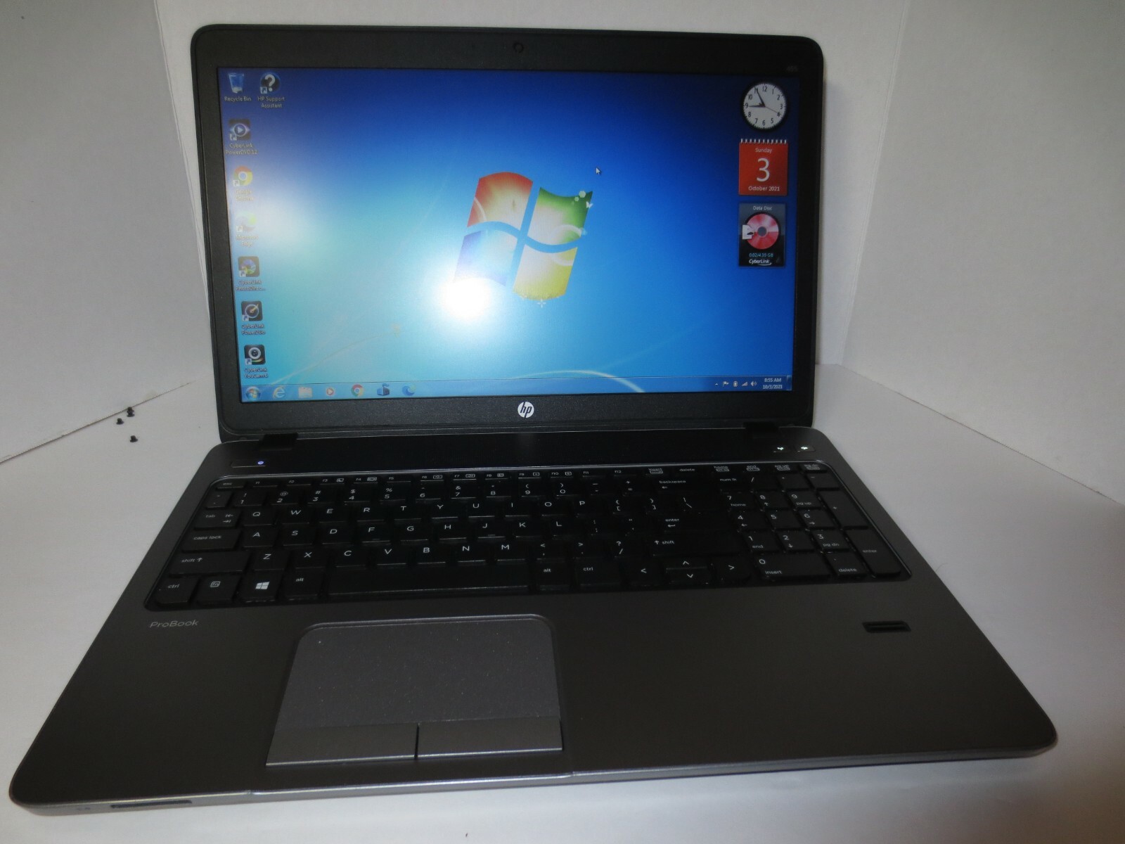 HP PROBOOK 445G1 15.6AMD A6-5350M APU/RADEON@2.9GHZ 4GB RAM 500GB HDD WIN7 OFF13