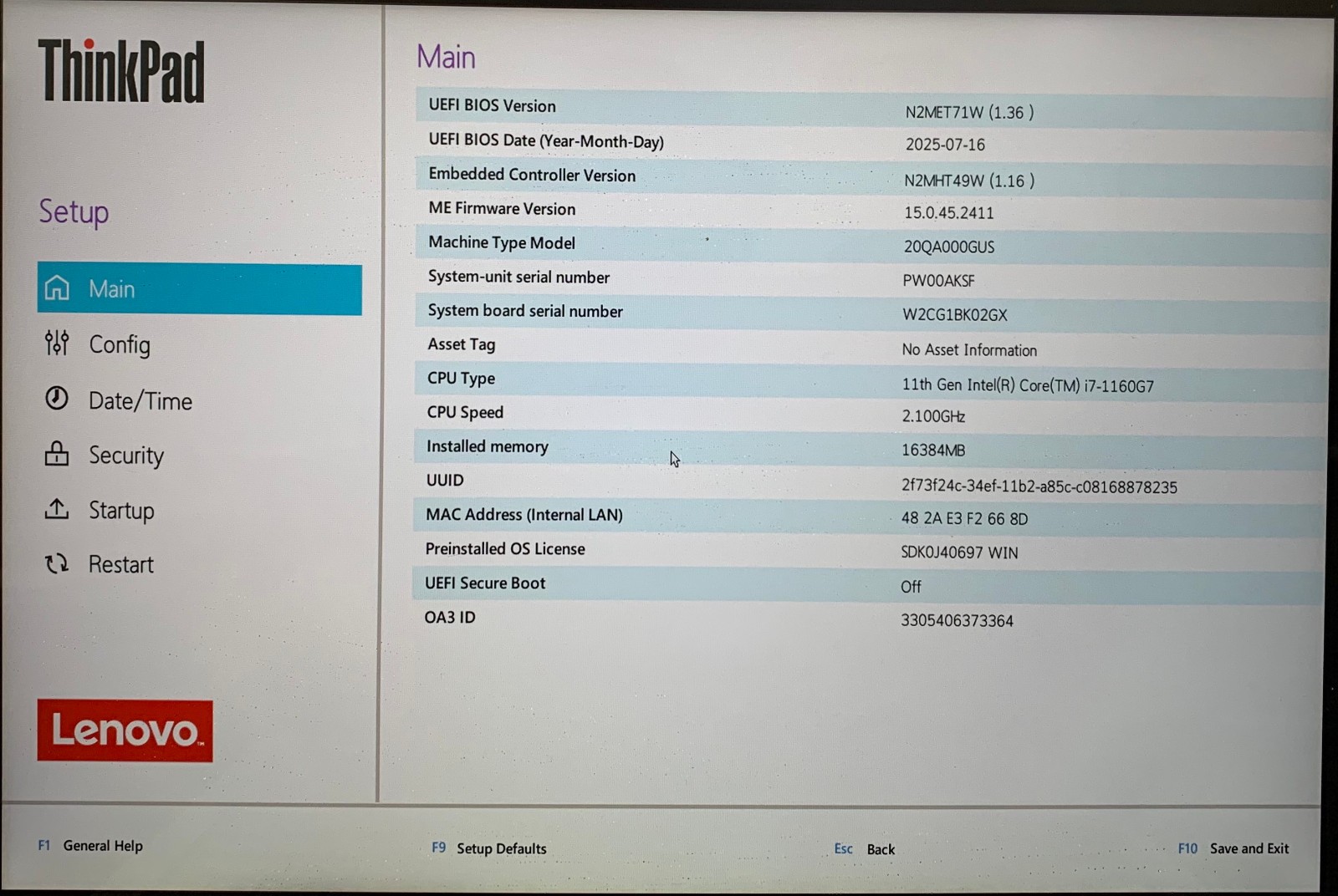 Lenovo ThinkPad X1T Gen 1 14″ 2-in-1 i7-1160G7 16GB RAM 1TB NVMe Remote Managed