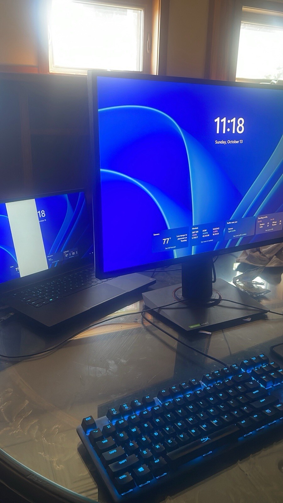Razer Blade 15 I-9750 (GTX 1660Ti) (WITH ASUS 27” MONITOR 1440hz)