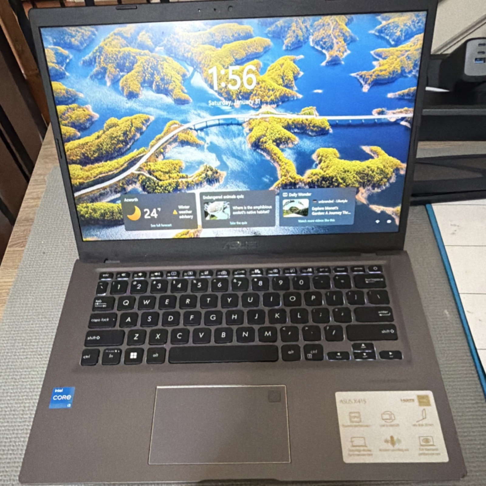 ASUS VivoBook F415E 14″ Laptop Intel i3-1115G4 12GB RAM SSD Win 11 Pro