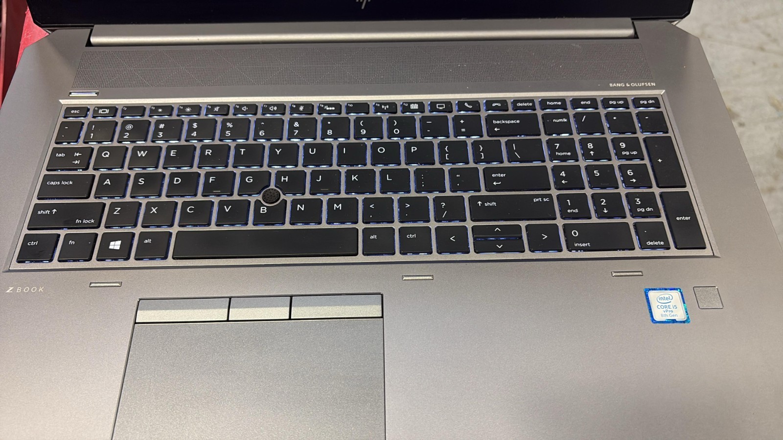 HP Zbook 17 G5 Intel i5- 8400H 2.5GHz 32GB RAM 512GB NVMe Quadro P2000 Win11Pro.