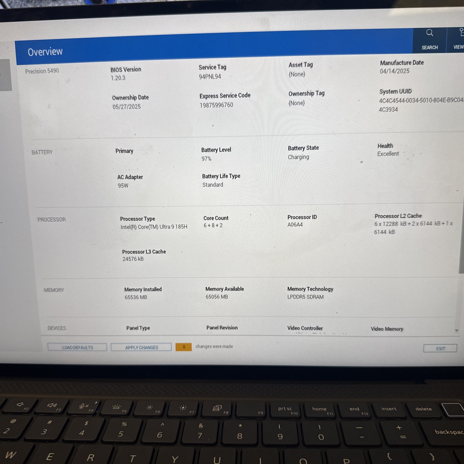 Dell Precision 5490 Mobile Workstation – Intel Core Ultra 9 185H | 64GB RAM |