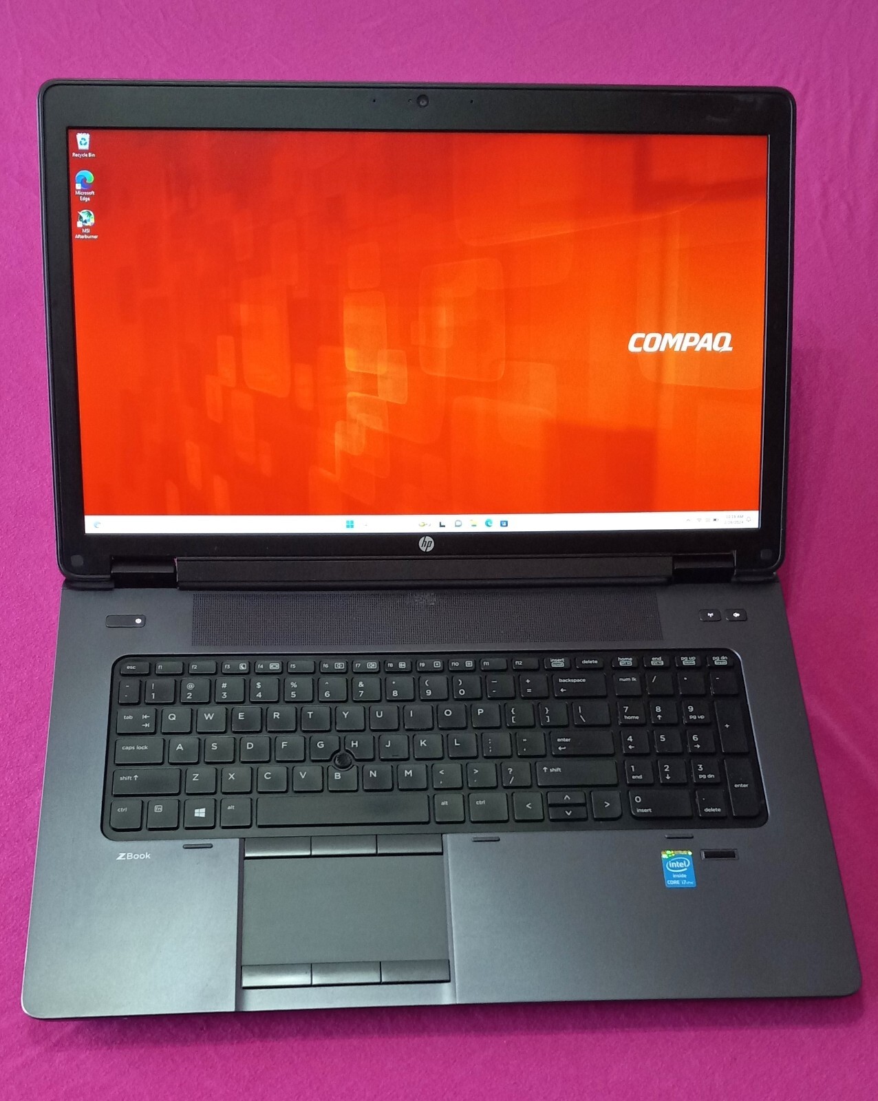 HP ZBook 17 G1 laptop I7-4810mq 2.8-3.8Ghz 16GB 500GB SSD NVIDIA “P5000” AX200