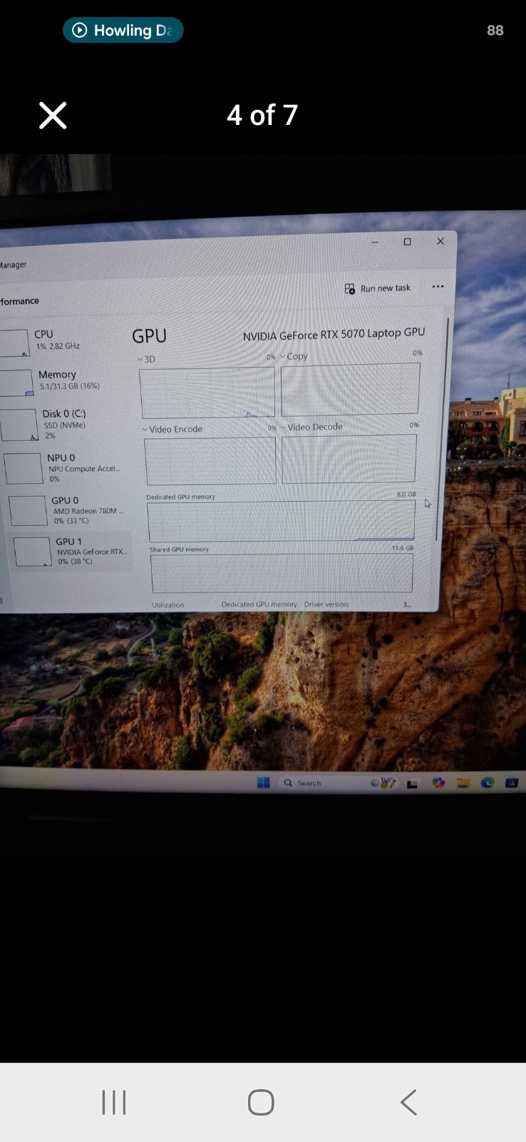 ASUS TUF Gaming A16 16in 165Hz Ryzen 9 270 32GB 1TB RTX 5070 Gray